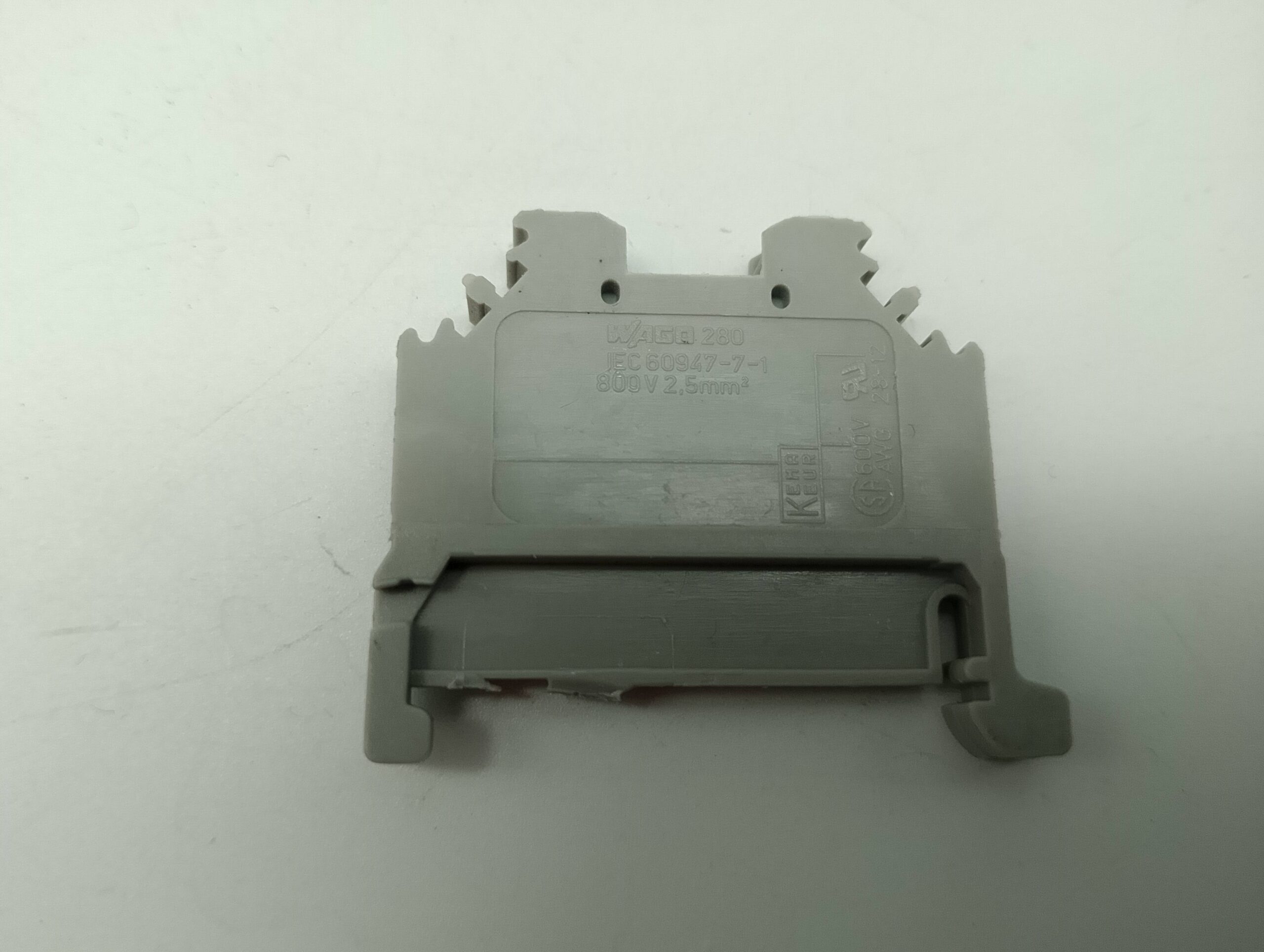 Wago 800V 2,5mm durchgangsklemme grau – Bild 2