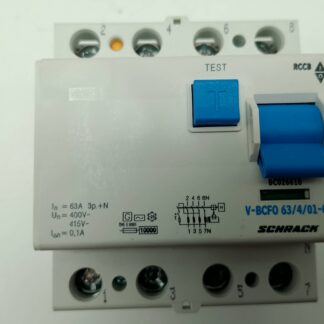 Schrack FI-Schalter V-BCF0 63-4-01-G Schutzschalter BC026610