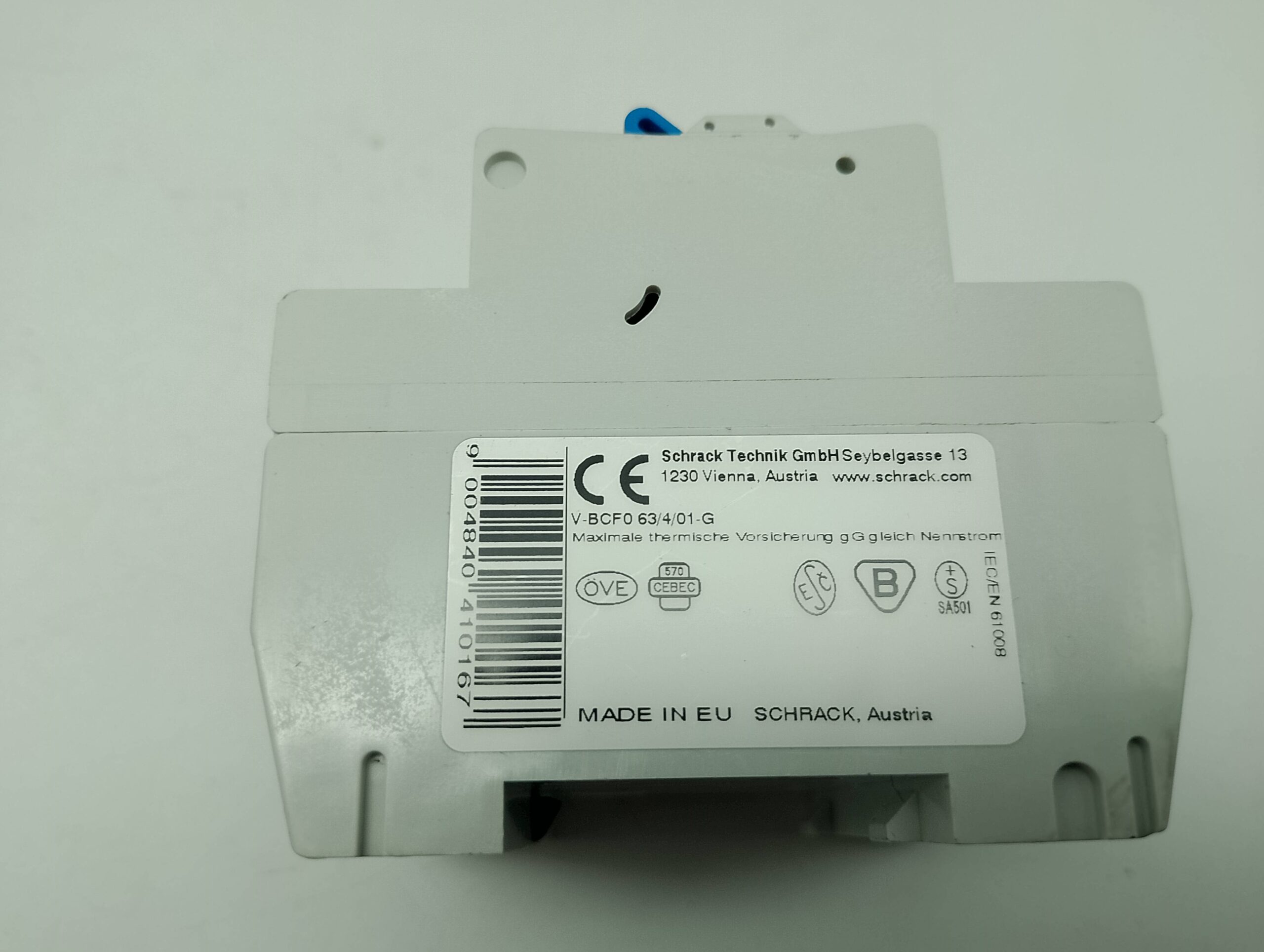 Schrack FI-Schalter V-BCF0 63-4-01-G Schutzschalter BC026610 – Bild 3