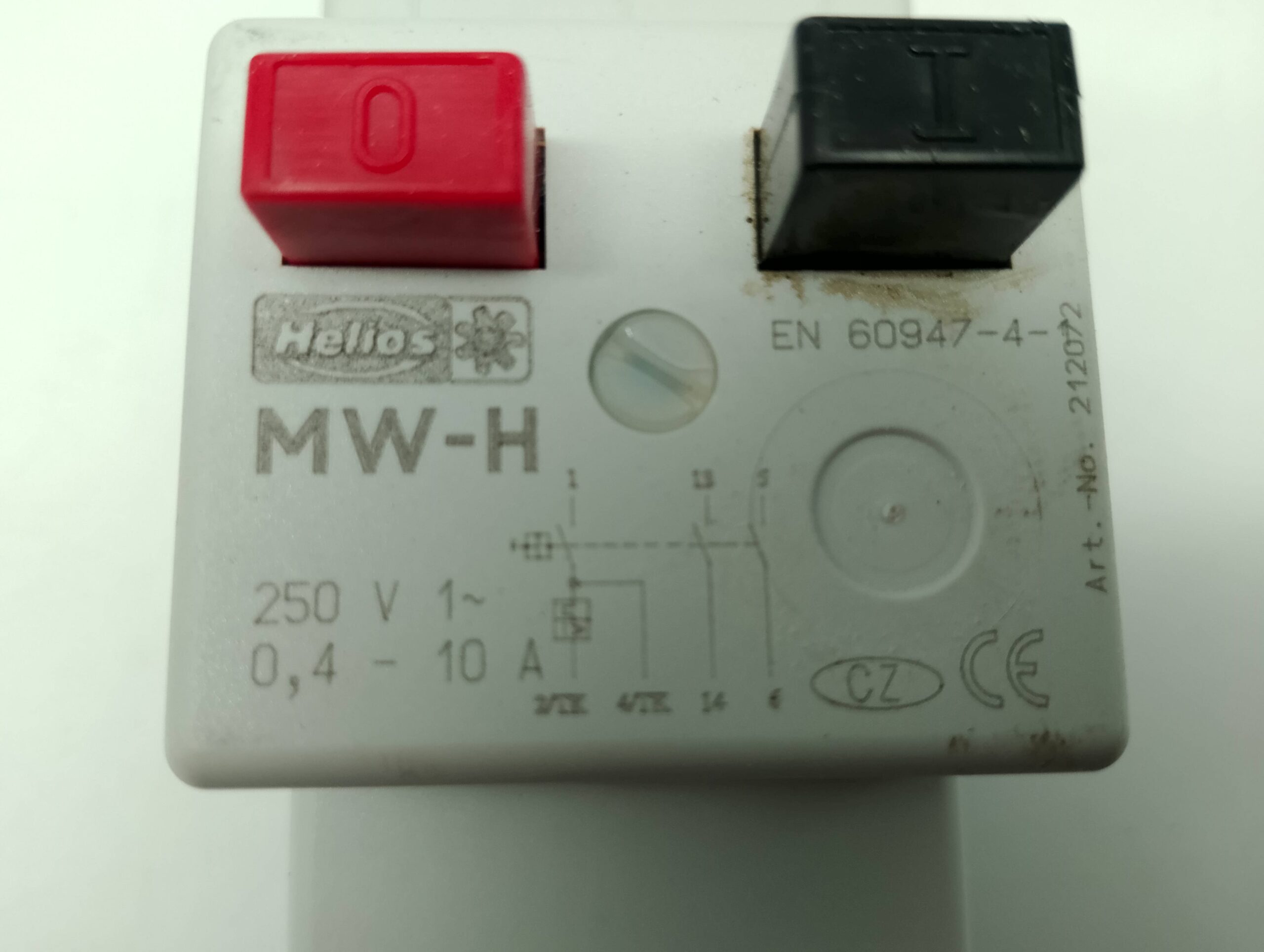 Helios MW-H Motorschutzschalter 0,4-10A 250V 1~ Art- Nr.212072 – Bild 2