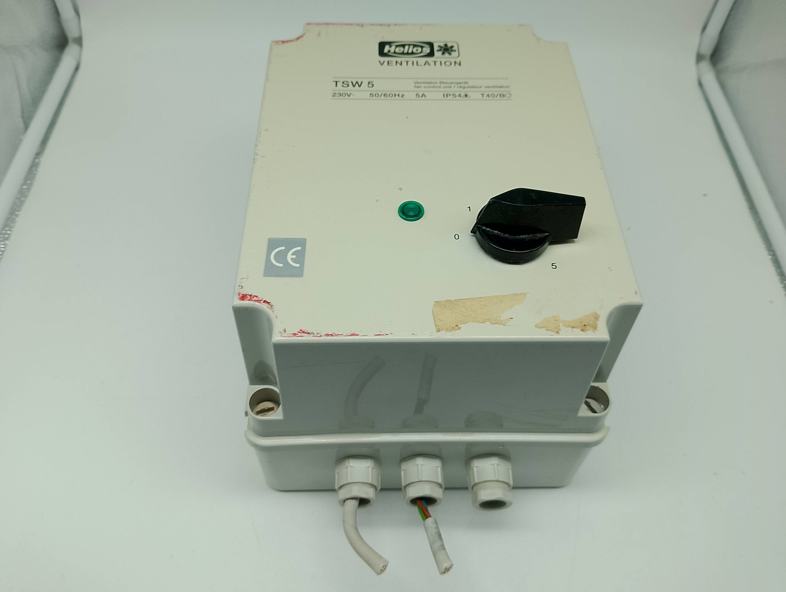 Helios Ventilator Steuerung TSW5 230V~ 50/60Hz, 5A, IP54, T40/B, TSW5,0 1497.001 PC4201