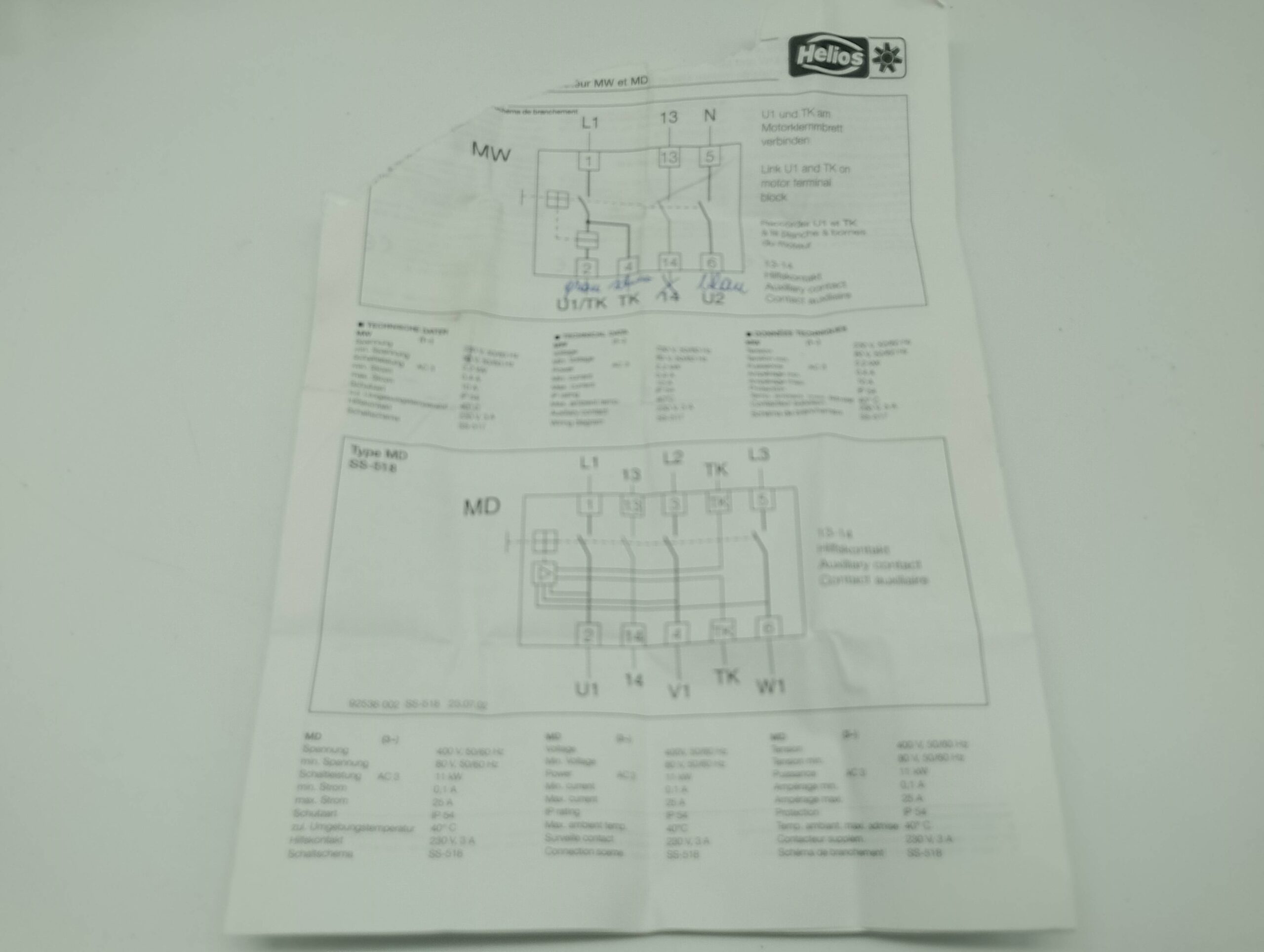 Helios Ventilator Steuerung TSW5 230V~ 50/60Hz, 5A, IP54, T40/B, TSW5,0 1497.001 PC4201 – Bild 9