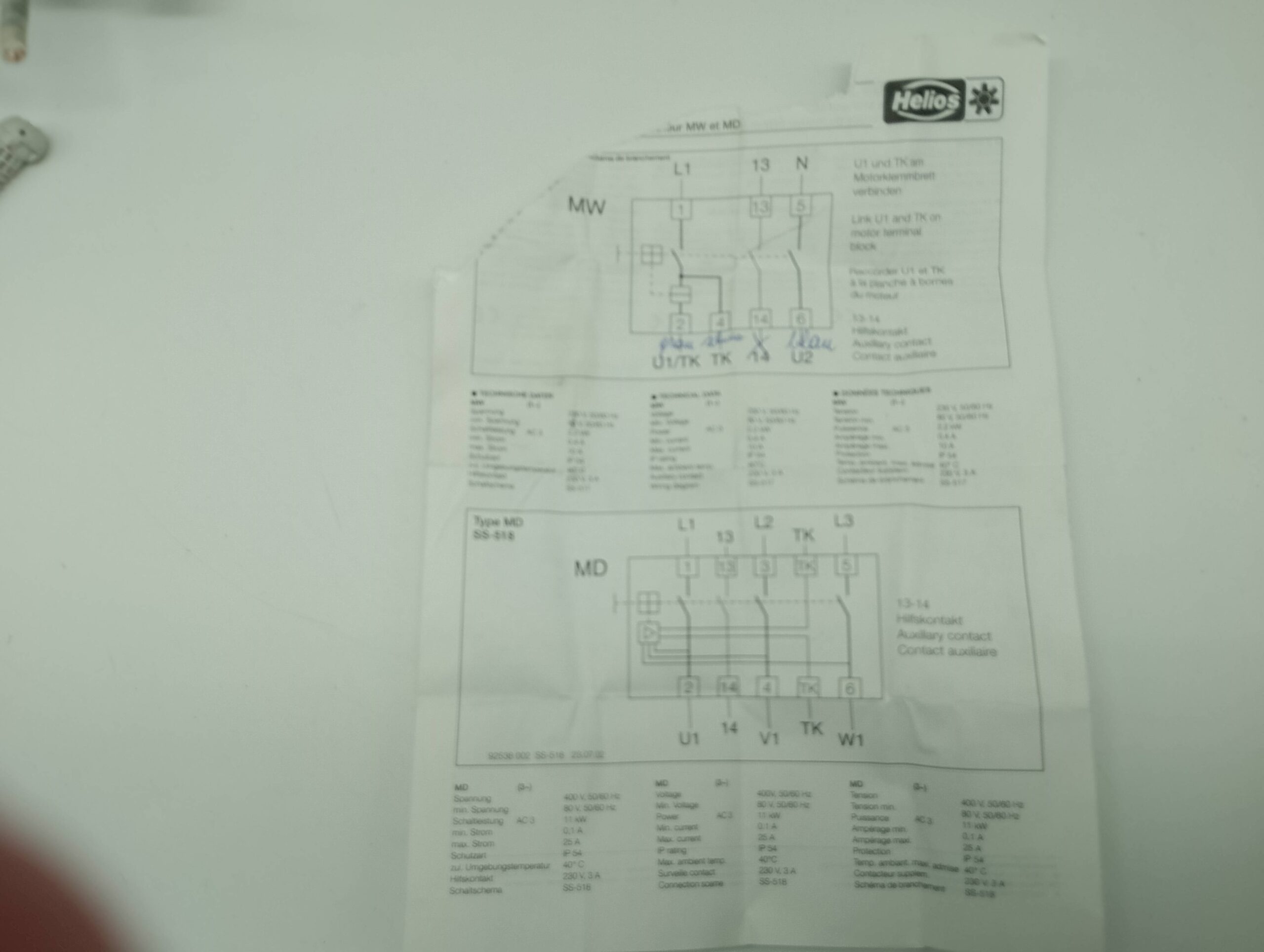Helios Ventilator Steuerung TSW5 230V~ 50/60Hz, 5A, IP54, T40/B, TSW5,0 1497.001 PC4201 – Bild 17