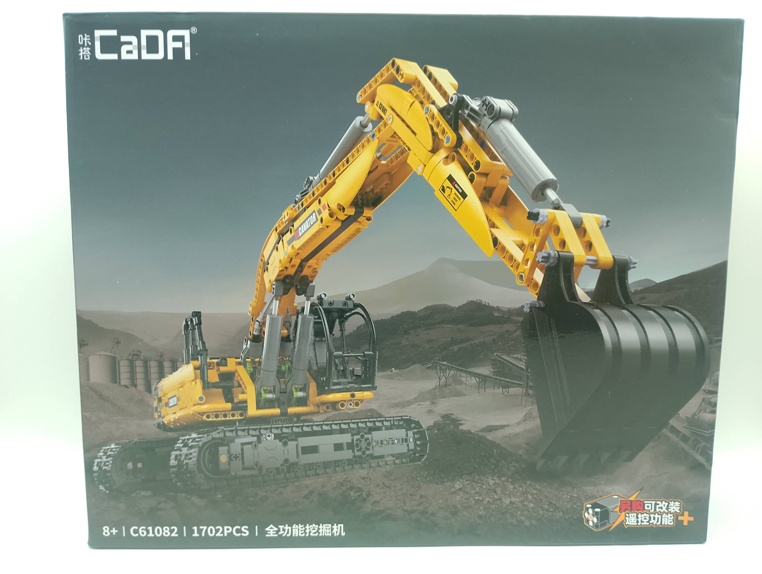 Cada C61082W Bagger dynamischer Version, Motor und Fernbedienung