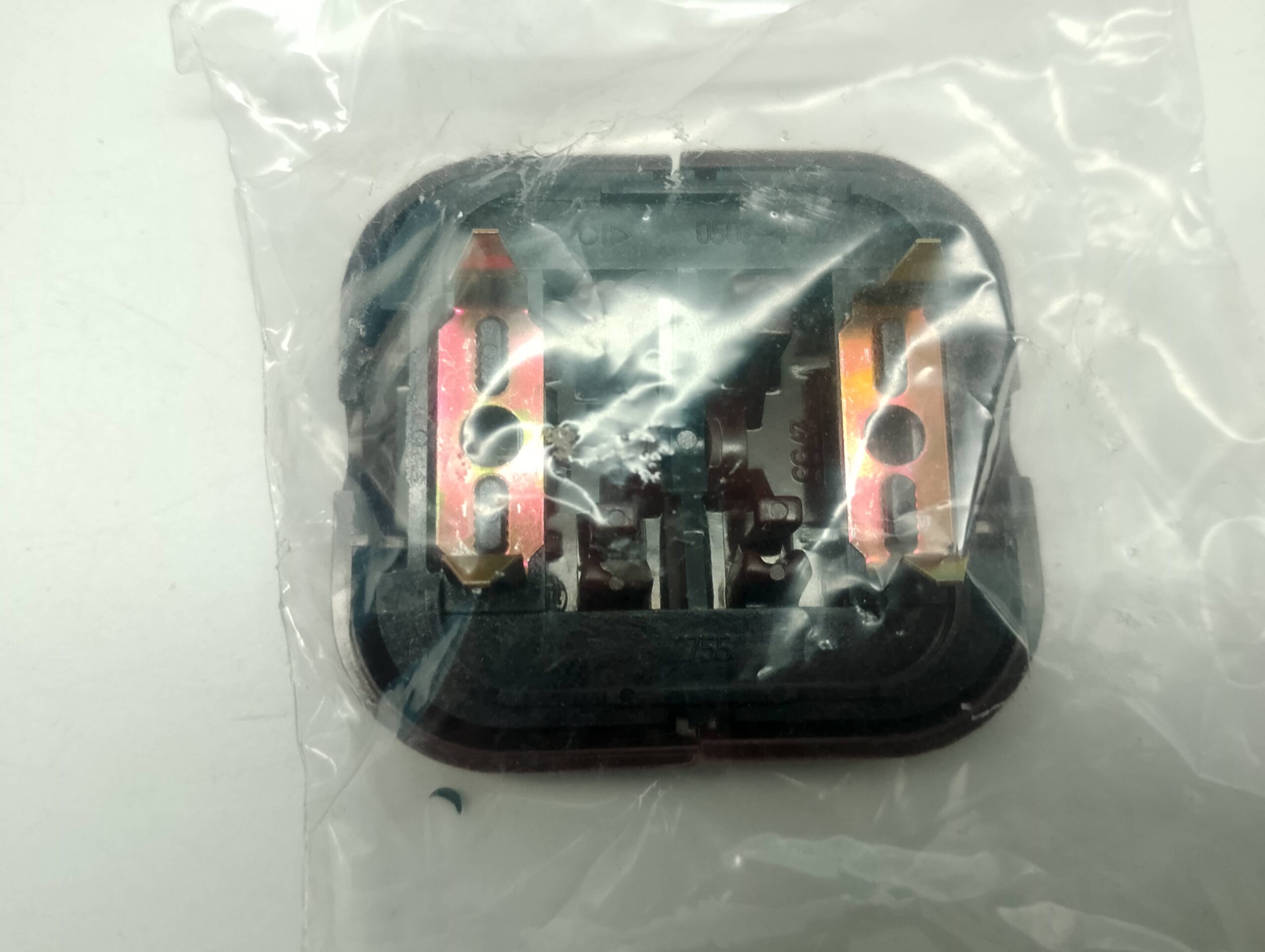 Busch und Jäger Duro 2000, LX Wippen 2760-201 Jalousienwippe Zentralstück mahagonybraun 0421-4-3900 NEU – Bild 2