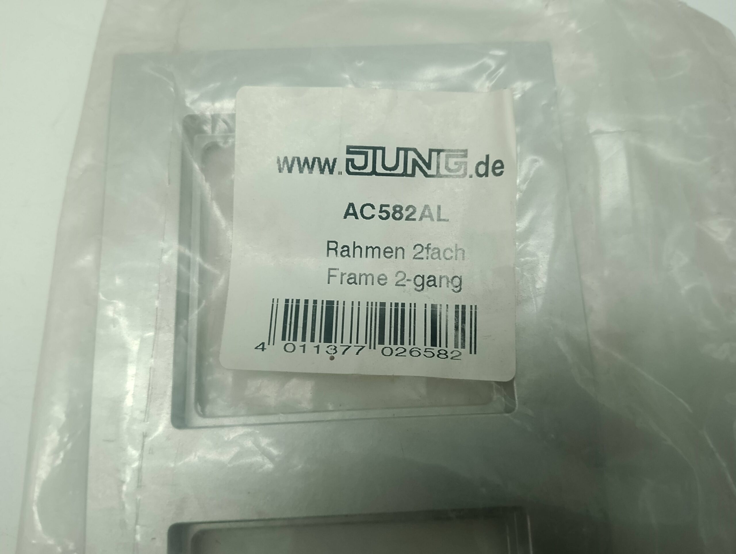 Jung AC582AL 2fach Rahmen silberfarben – Bild 2
