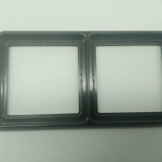 Jung CD582 05820310 2fach Rahmen braun Kunststoff NEU