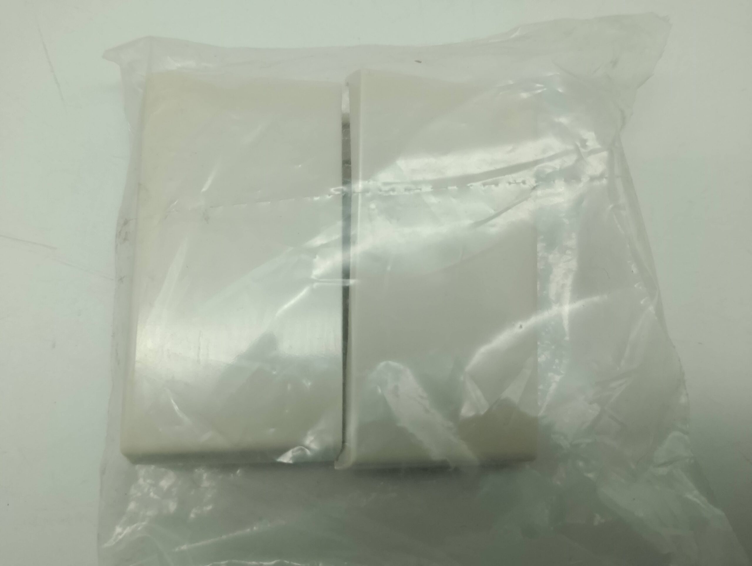 Busch und Jäger Doppelschalter / Serienschalter Wippe cremeweiß 2105-3, 0501-4-0648 NEU