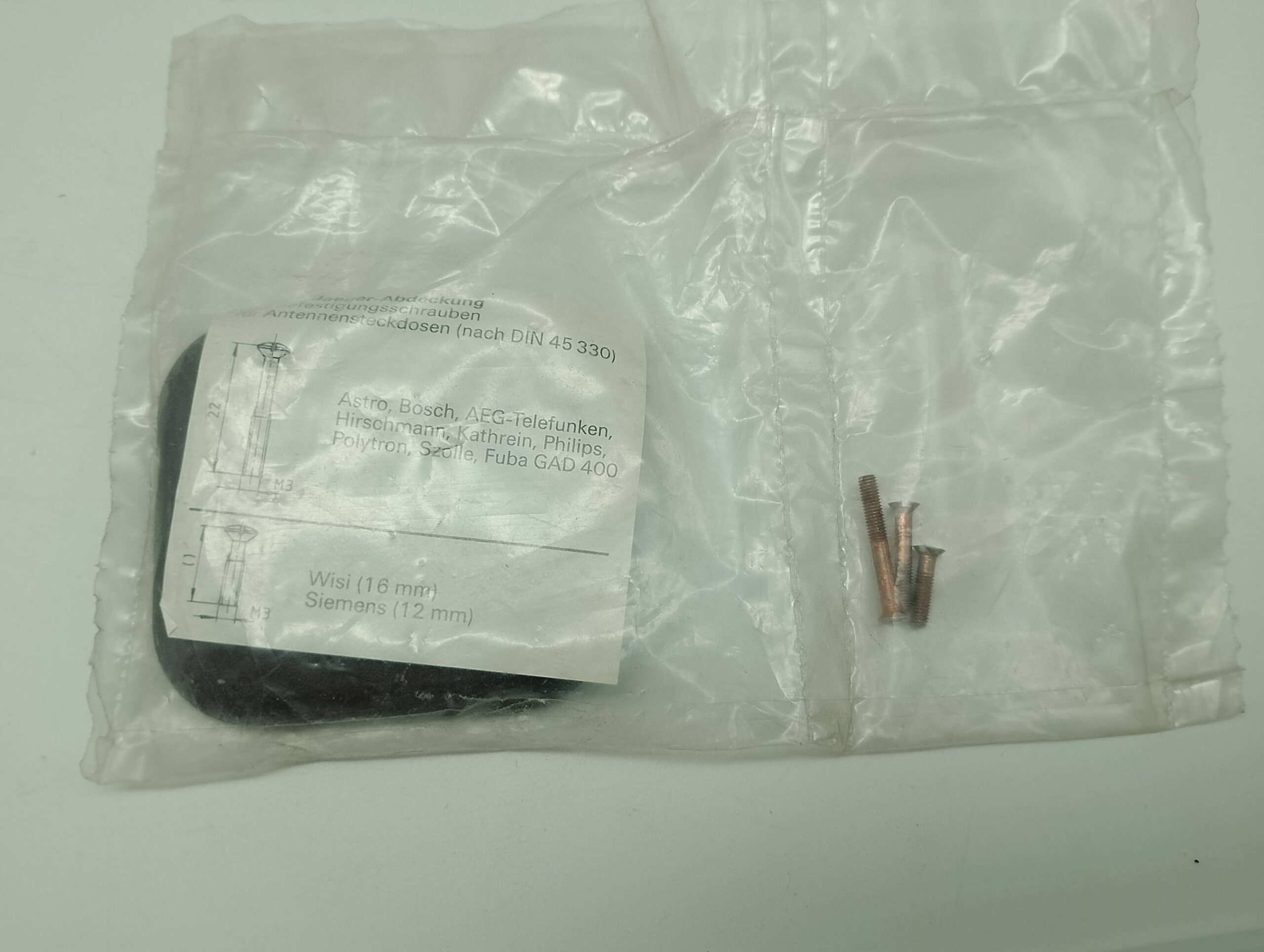 Busch und Jäger 2762 Antennenabdeckung Zentralstück 0501-4-0259 braun – Bild 2