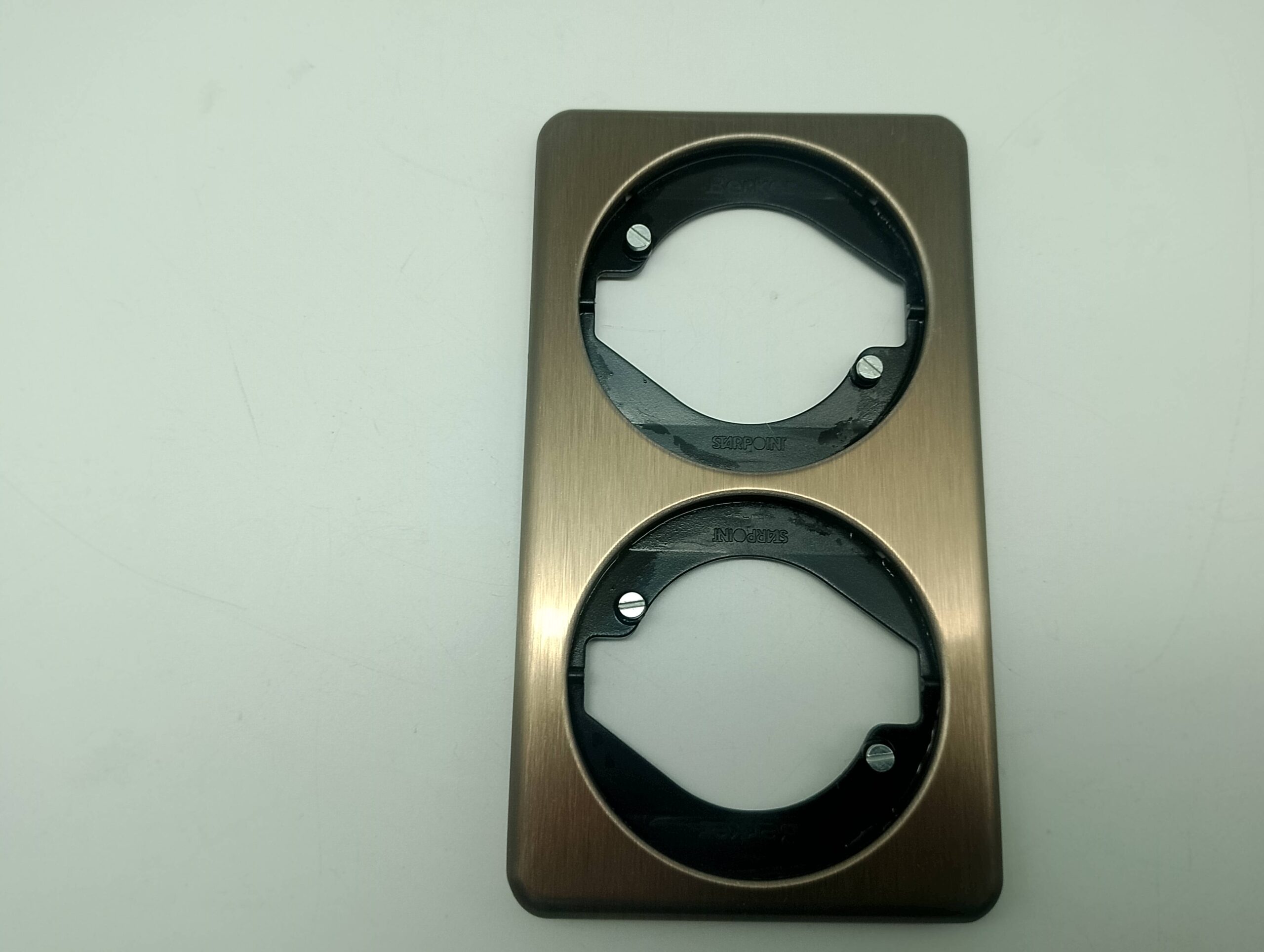 Berker 21511 Modul MB Starpoint Bronze 2fach Rahmen senkrecht