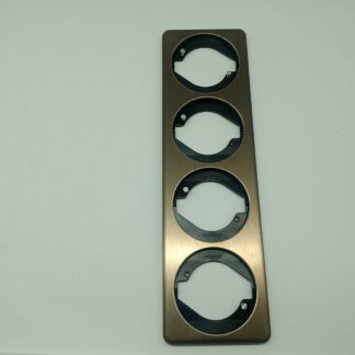 Berker 21511 Modul MB Starpoint Bronze 4fach Rahmen senkrecht