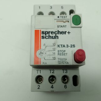 Sprecher + Schuh KTA3-25 10-16A Motorschutzschalter Ersatzteil