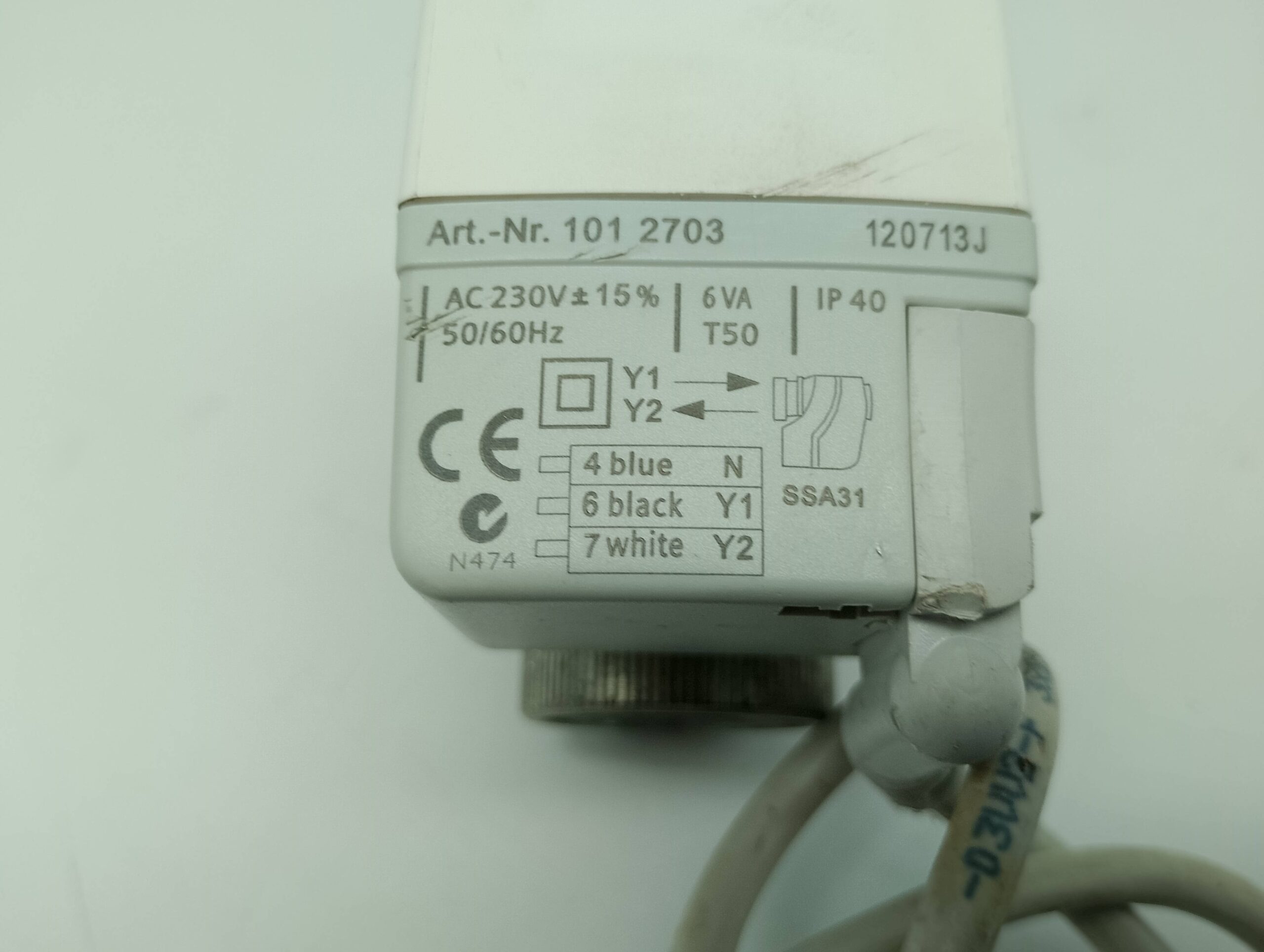 Oventrop Stellantrieb 1012703 120713J AC230V 50/60Hz Ersatzteil – Bild 3