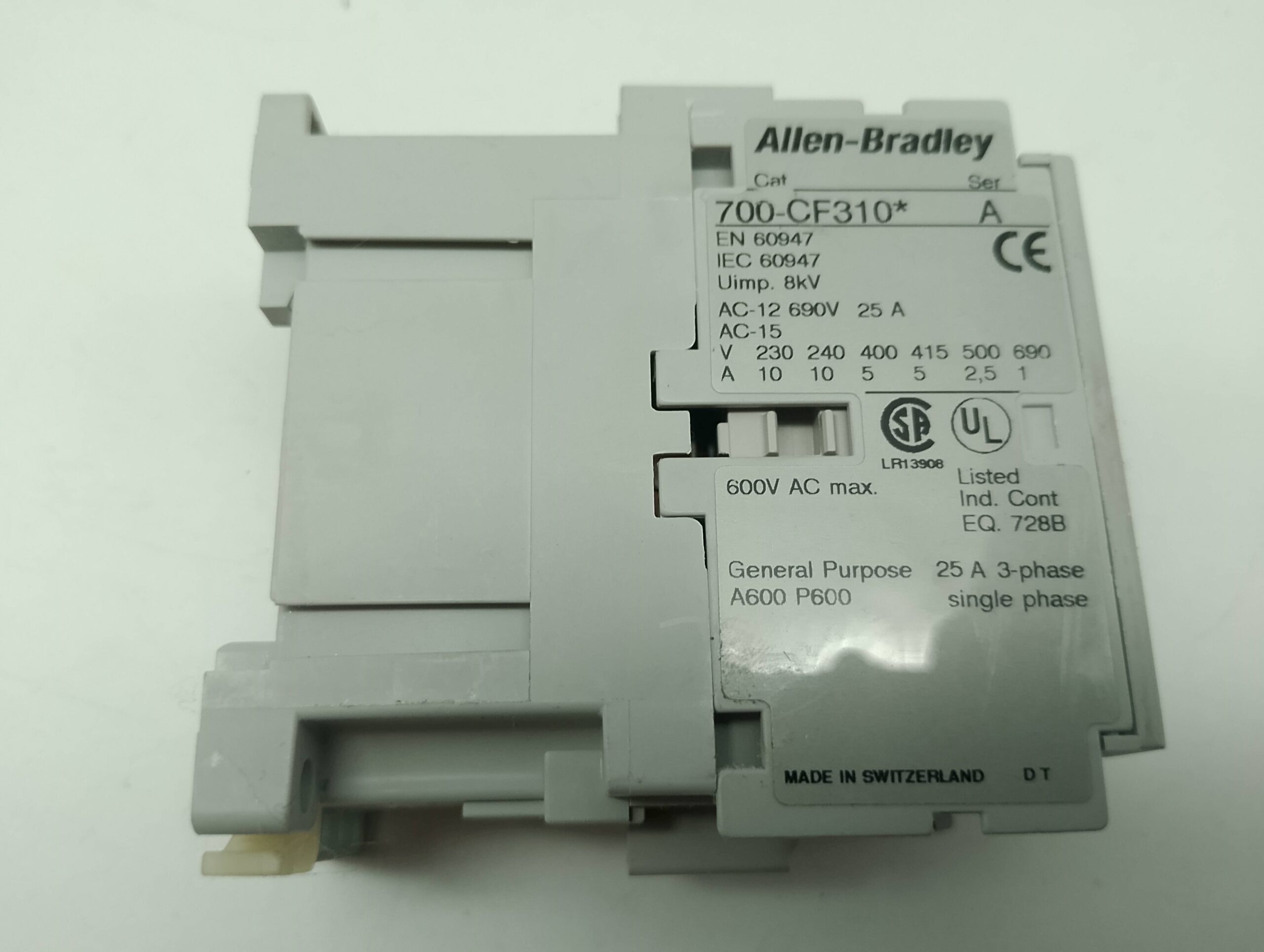 AB Allen Bradley Schütz 700-CF310* A 230V 50/60Hz – Bild 2