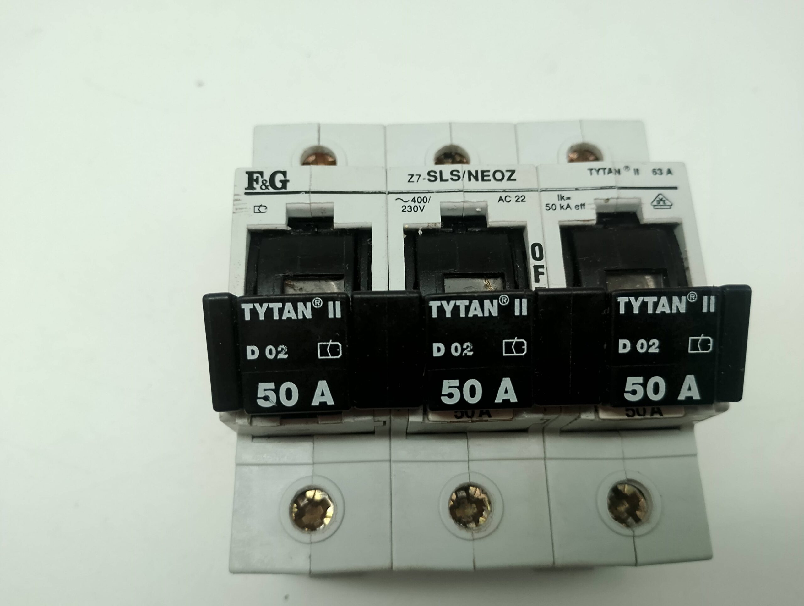 F&G Lasttrennschalter Z7 SLS/NEOZ/ Tytan 63A 50A Sicherung