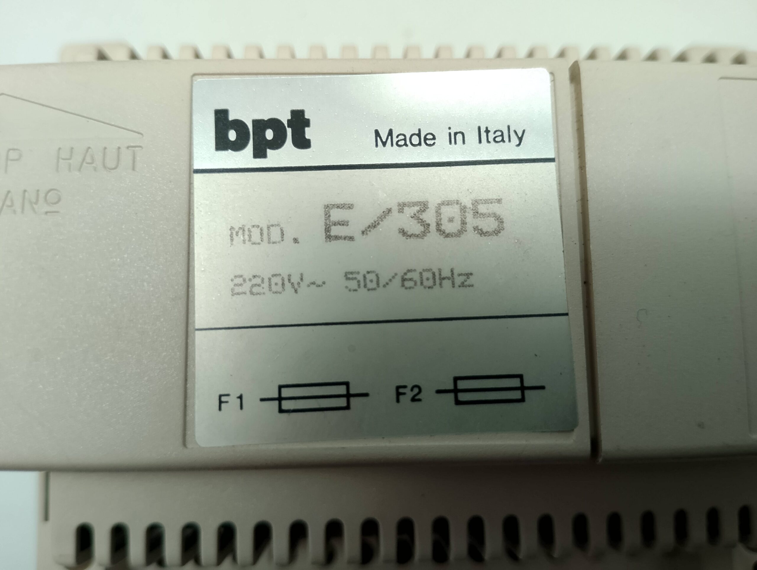 BPT Mod. E/305 220V~ 50/60Hz Ersatzteil – Bild 2