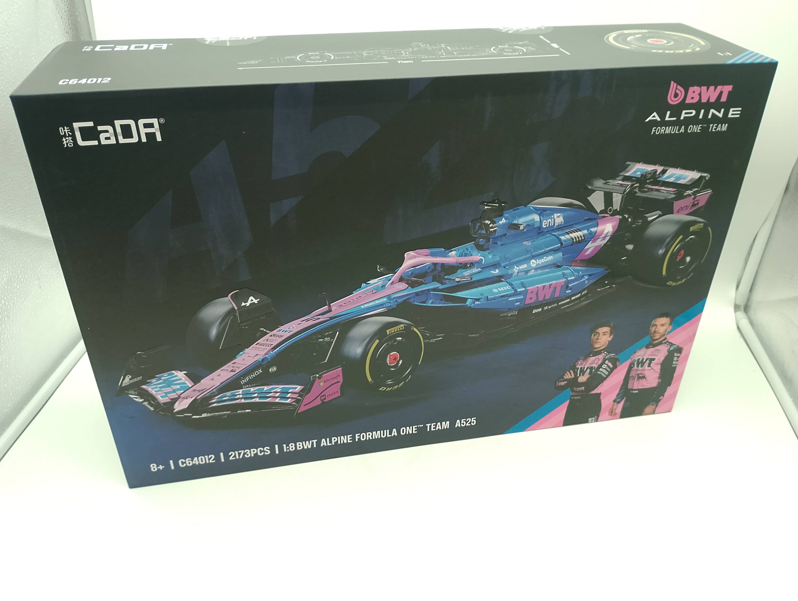 CaDA C64012W BWT Alpine Formel 1 Team A525 Rennauto