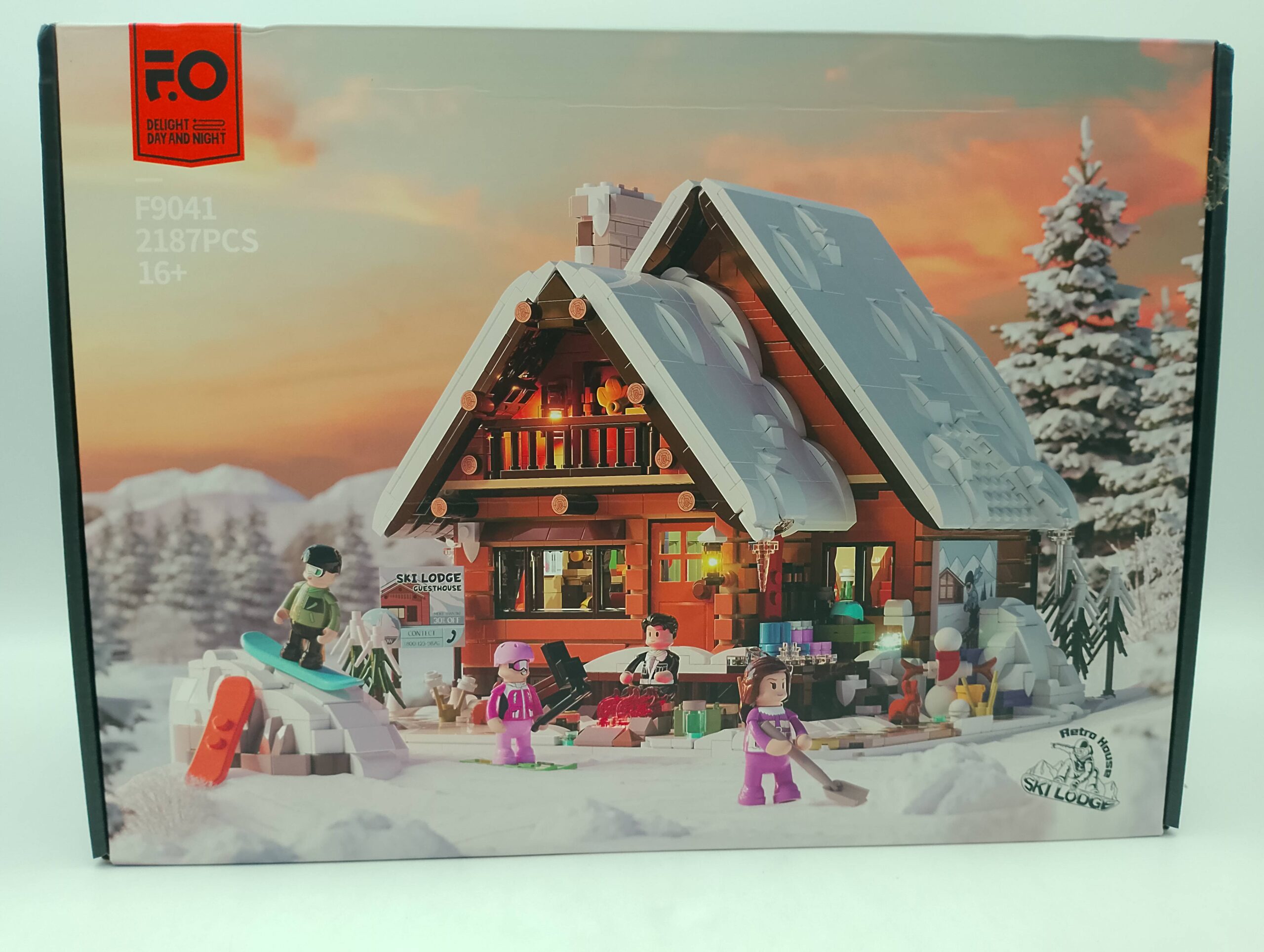 Lumibricks / Funwohle FO9041 Ski Hütte