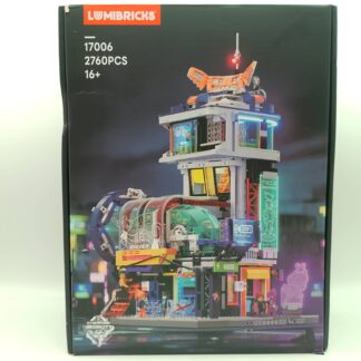 Lumibricks  LB9098 Cyberpunk Floating Train Station