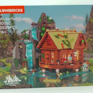 Lumibricks LB9083 Waterfall Cabin – beleuchtete Hütte am Wasserfall