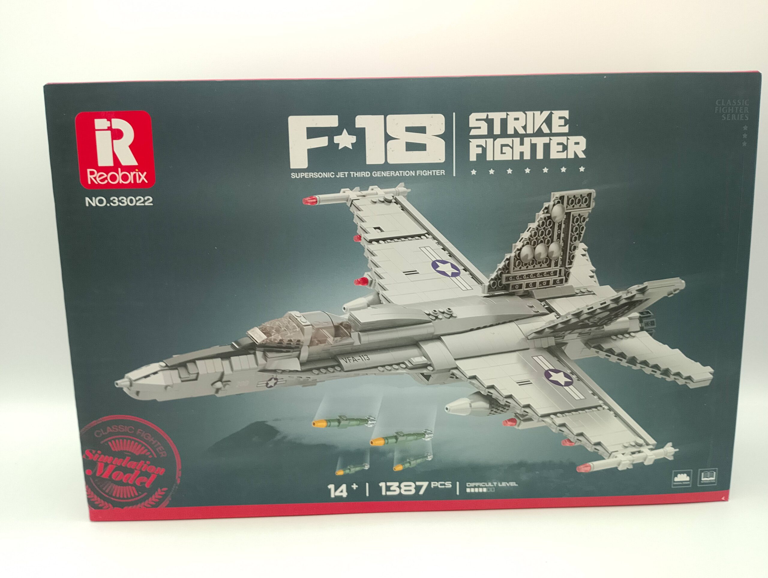 Reobrix 33022 F18 Hornet Strike Fighter