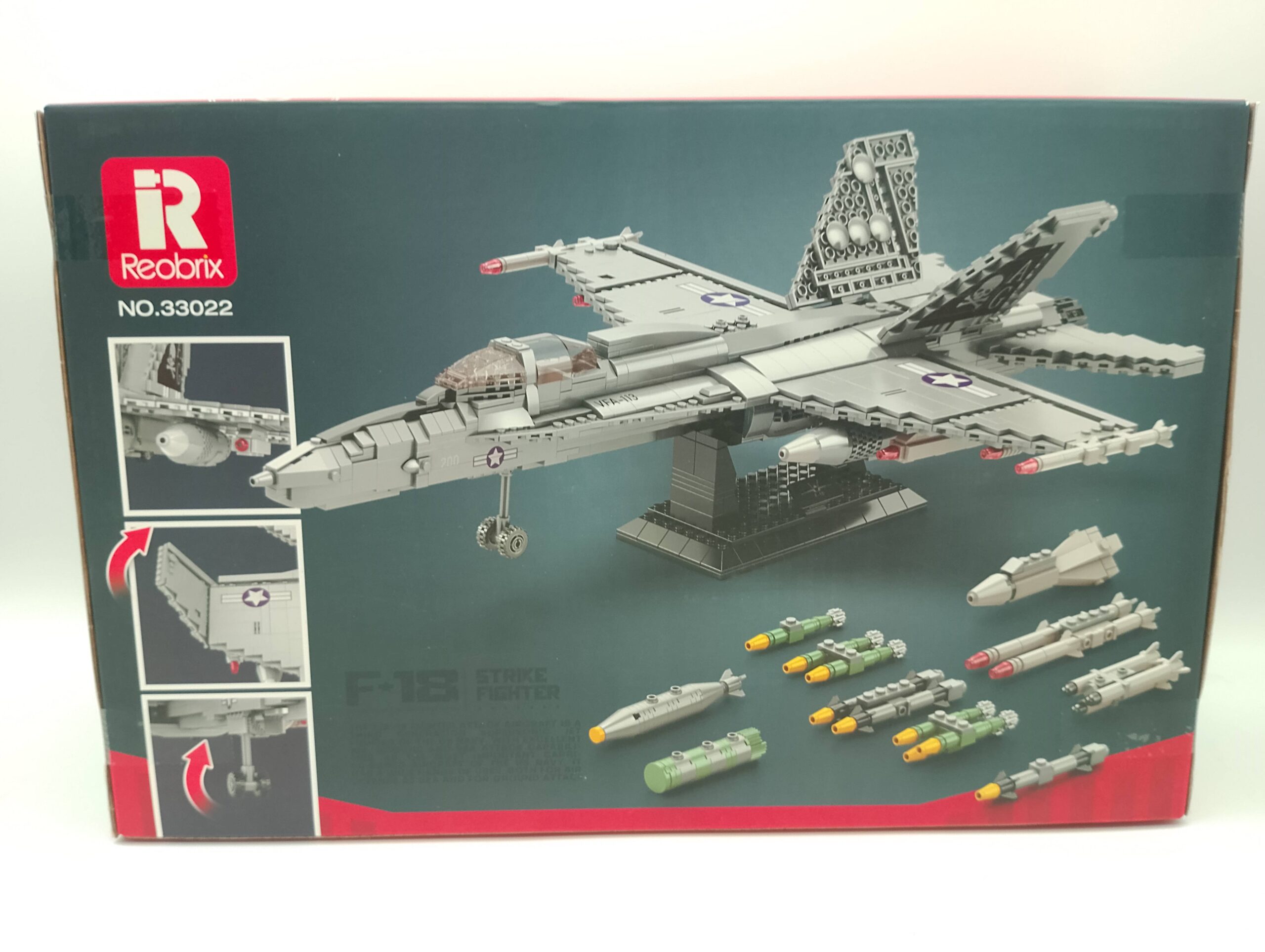 Reobrix 33022 F18 Hornet Strike Fighter – Bild 2