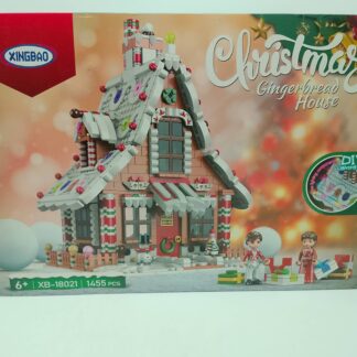 XINGBAO 18021 Lebkuchenhaus zu Weihnachten Klemmbausteine, 1455PCS Weihnachtsserie