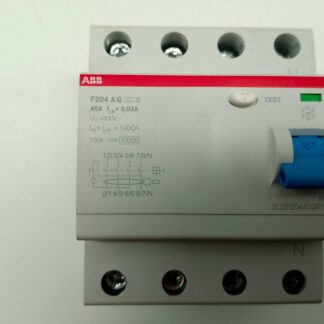 ABB FI-Schalter, Schutzschalter Typ A / G 40A/4pol/30mA – 2CSF204419R1400