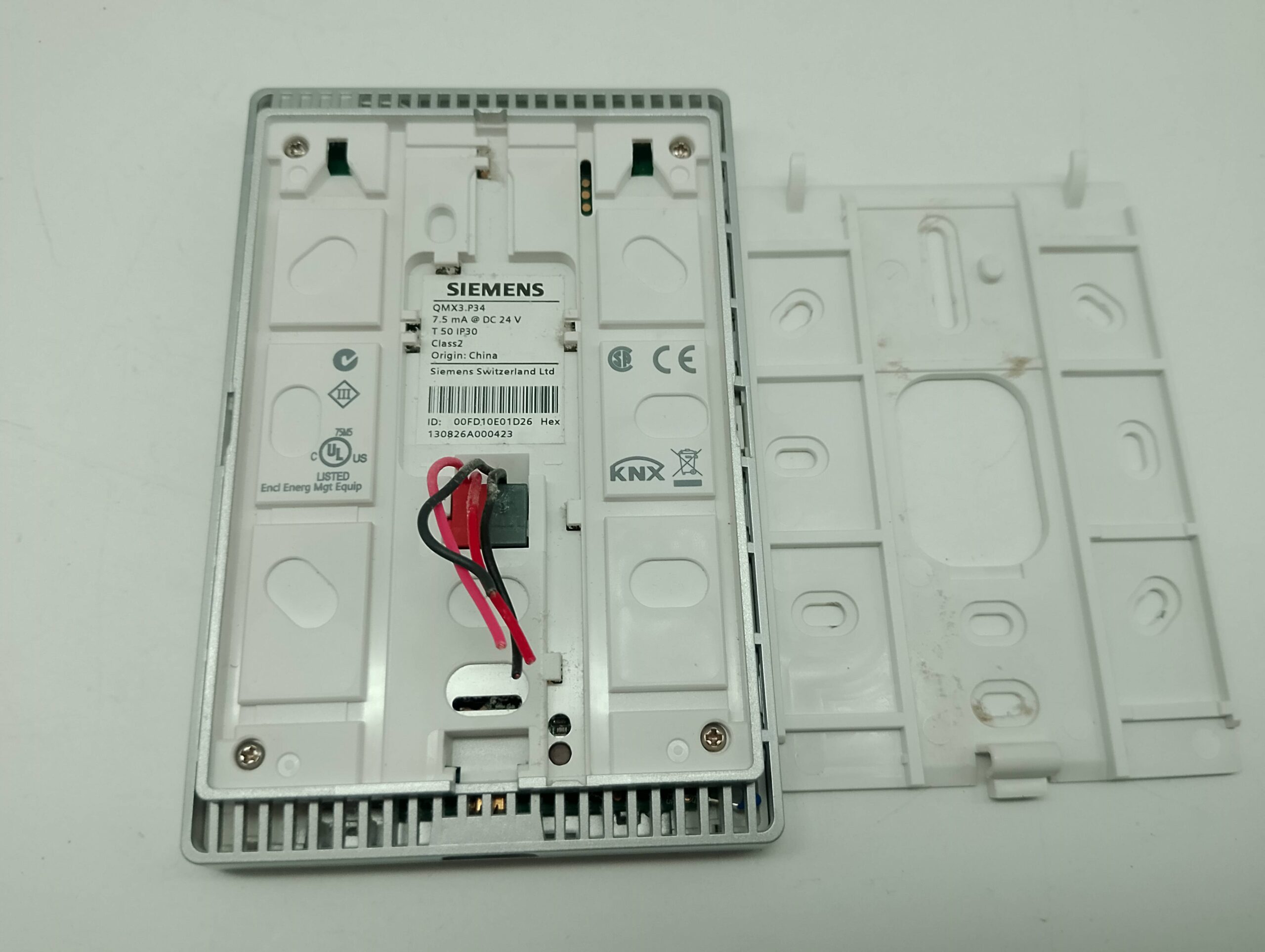 Siemens QMX3.P34 Raumbediengerät mit Wandhalterung – Bild 3