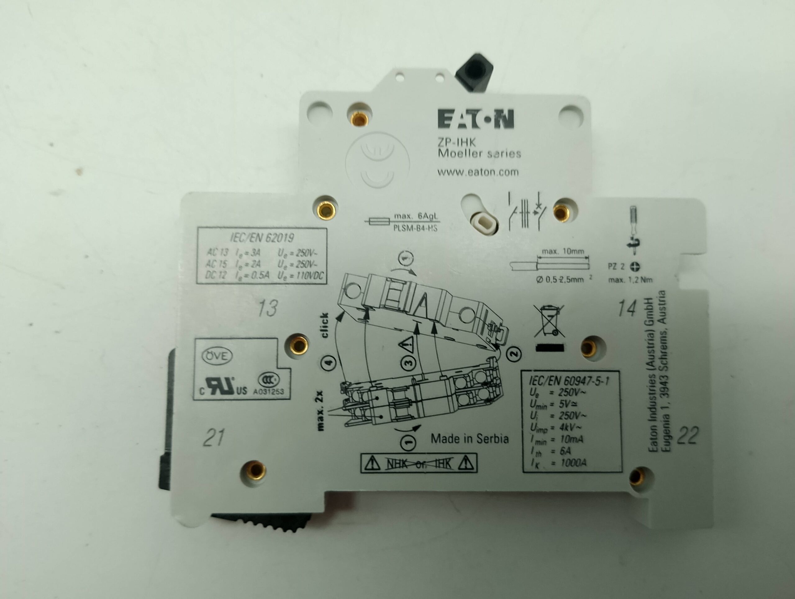 Eaton ZP-IHK Hilfsschalter – Bild 2