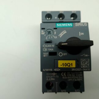 Siemens Sirius 3RV2021-1HA10 Motorschutzschalter, Leistungsschalter 5,5-8A