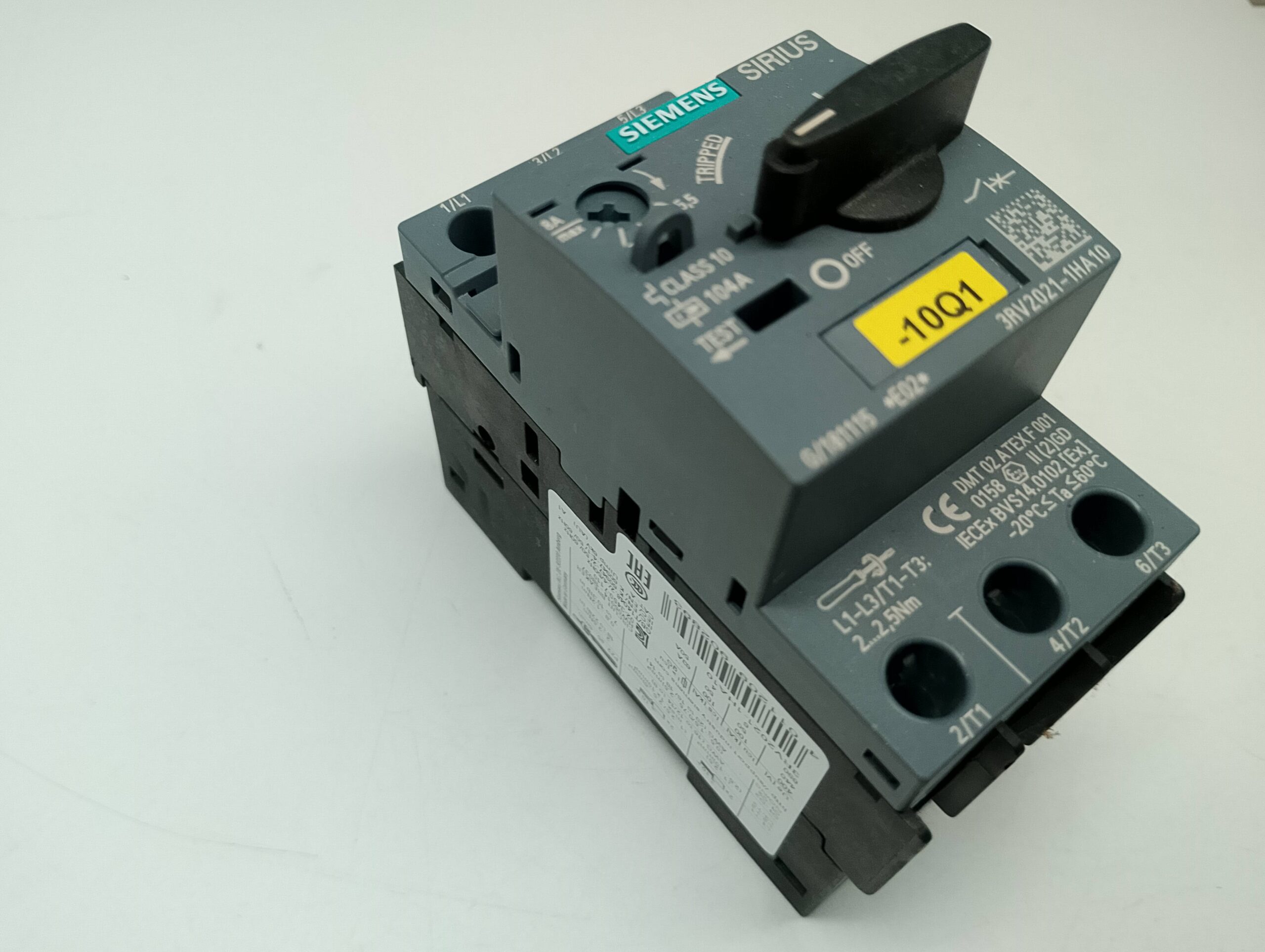 Siemens Sirius 3RV2021-1HA10 Motorschutzschalter, Leistungsschalter 5,5-8A – Bild 5
