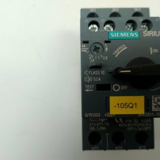 Siemens Sirius 3RV2011-1EA10 Motorschutzschalter, Leistungsschalter 2,8-4A
