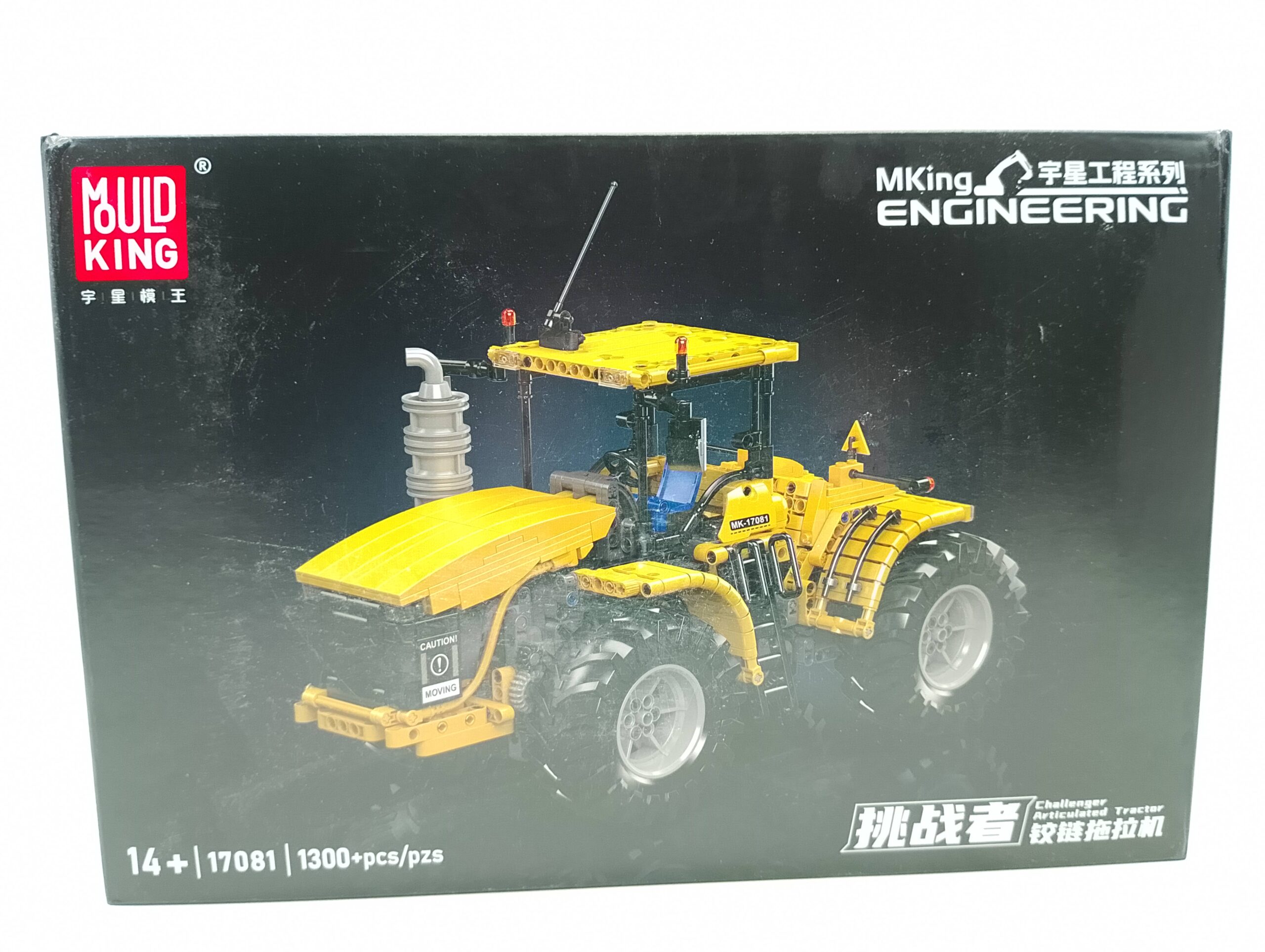 Mould King 17081 Challenger Knickgelenkter Traktor Ferngesteuert 1300 Teile