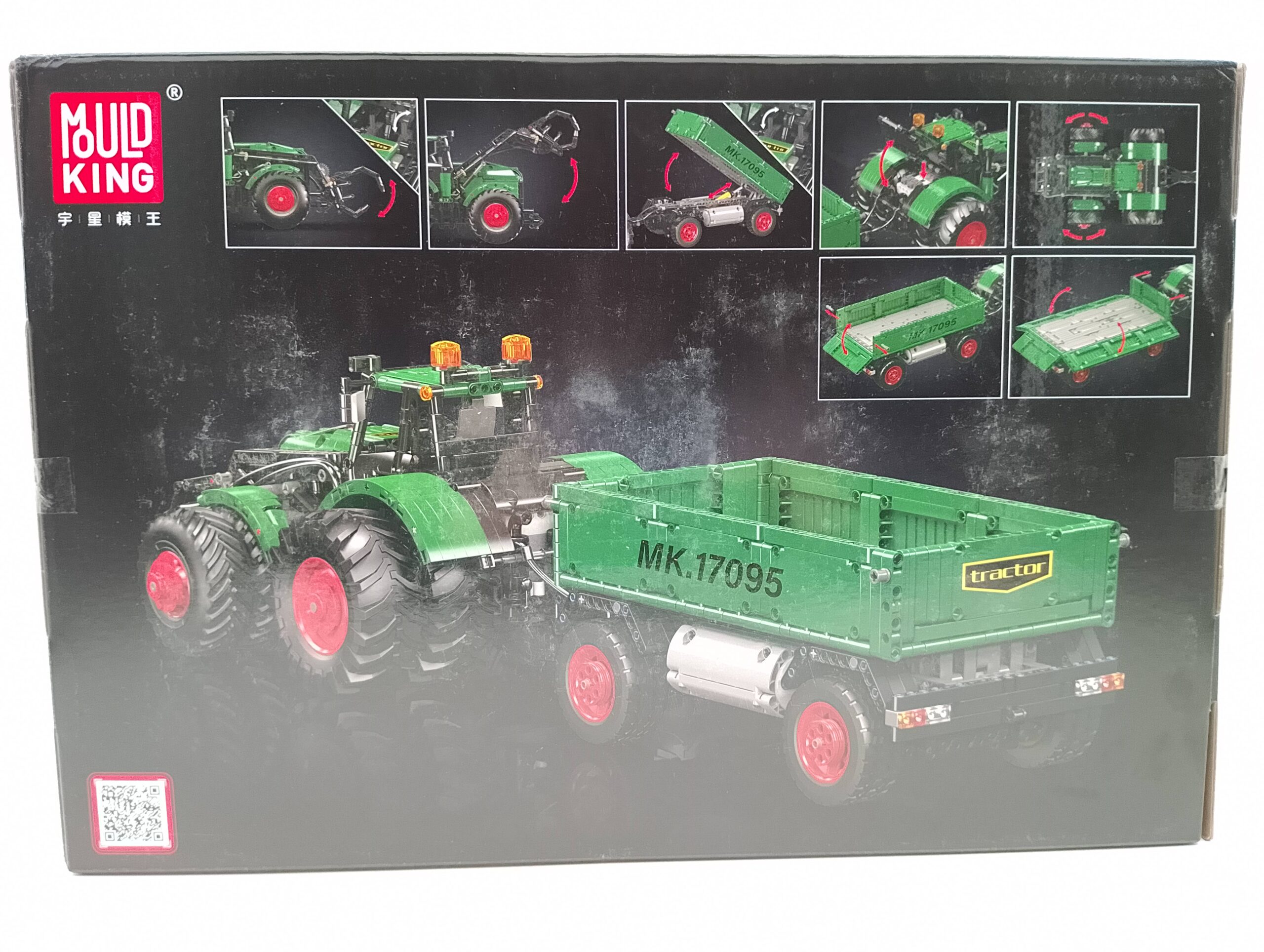 Mould King 17095 RC Remote Control Schwerlasttraktor Bausatz 2.368 Teile – Bild 2