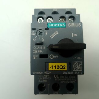 Siemens Sirius 3RV2021-1FA10 Motorschutzschalter, Leistungsschalter 3,5-5A