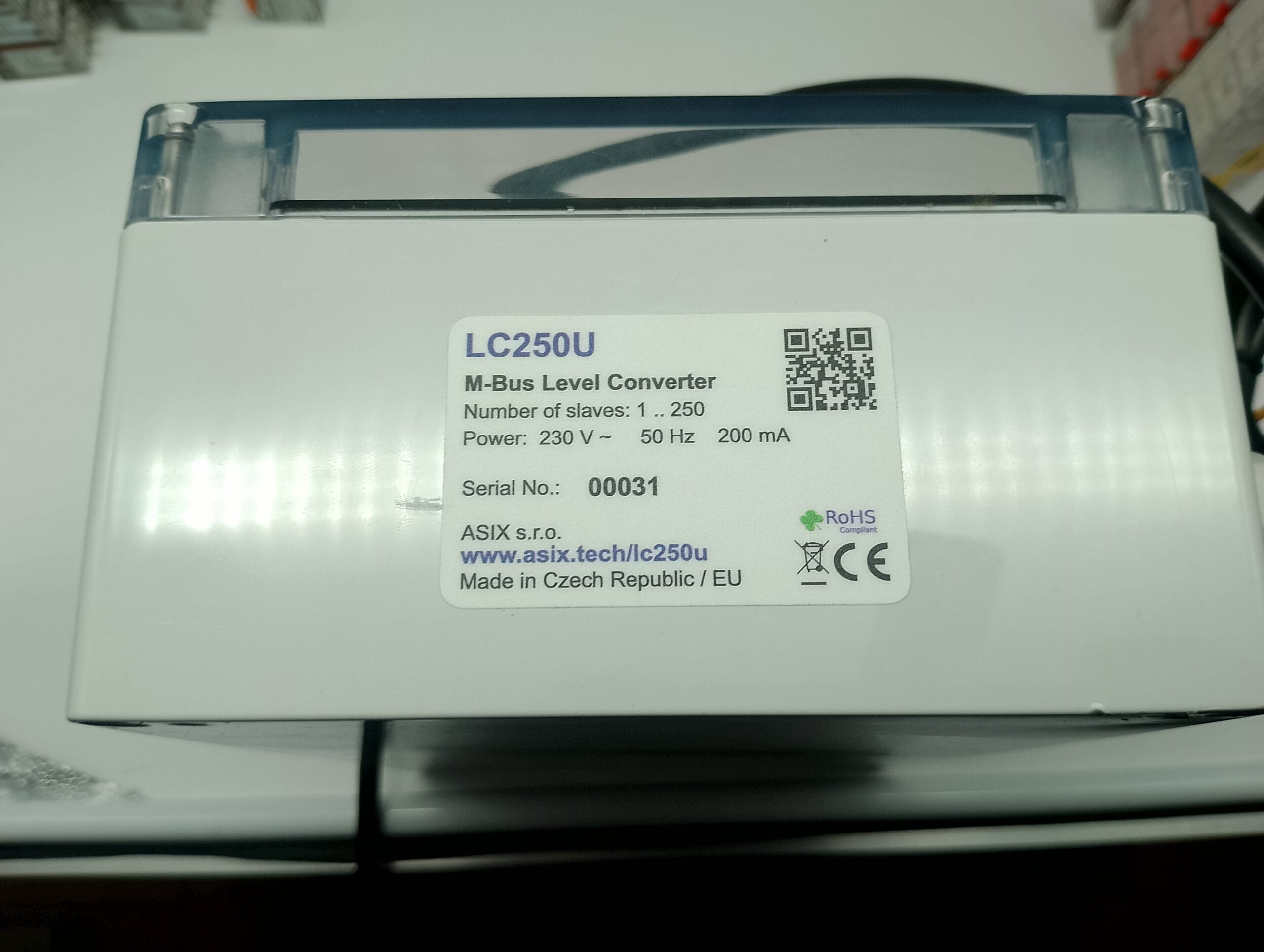 Asix s.r.o. LC250U M-Bus Level Converter Power 230V~50Hz 200mA – Bild 7