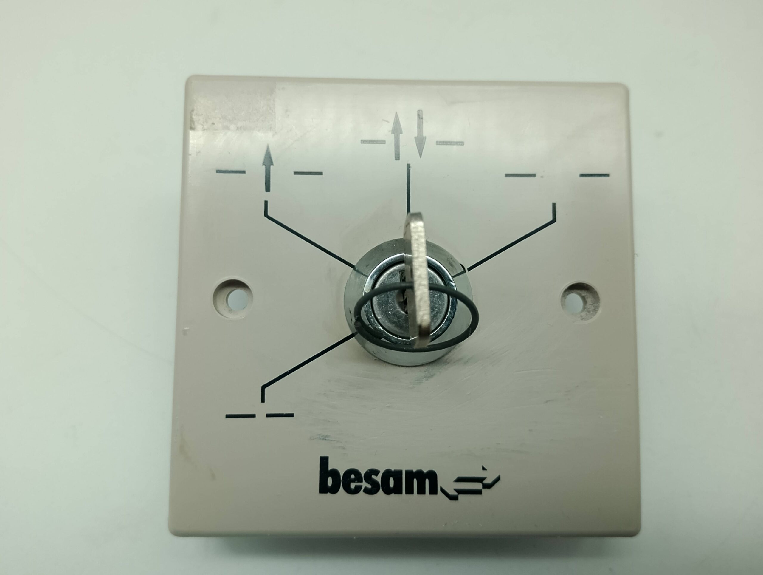 Besam Schiebetür Schalter mit Schlüssel 653244 Platine