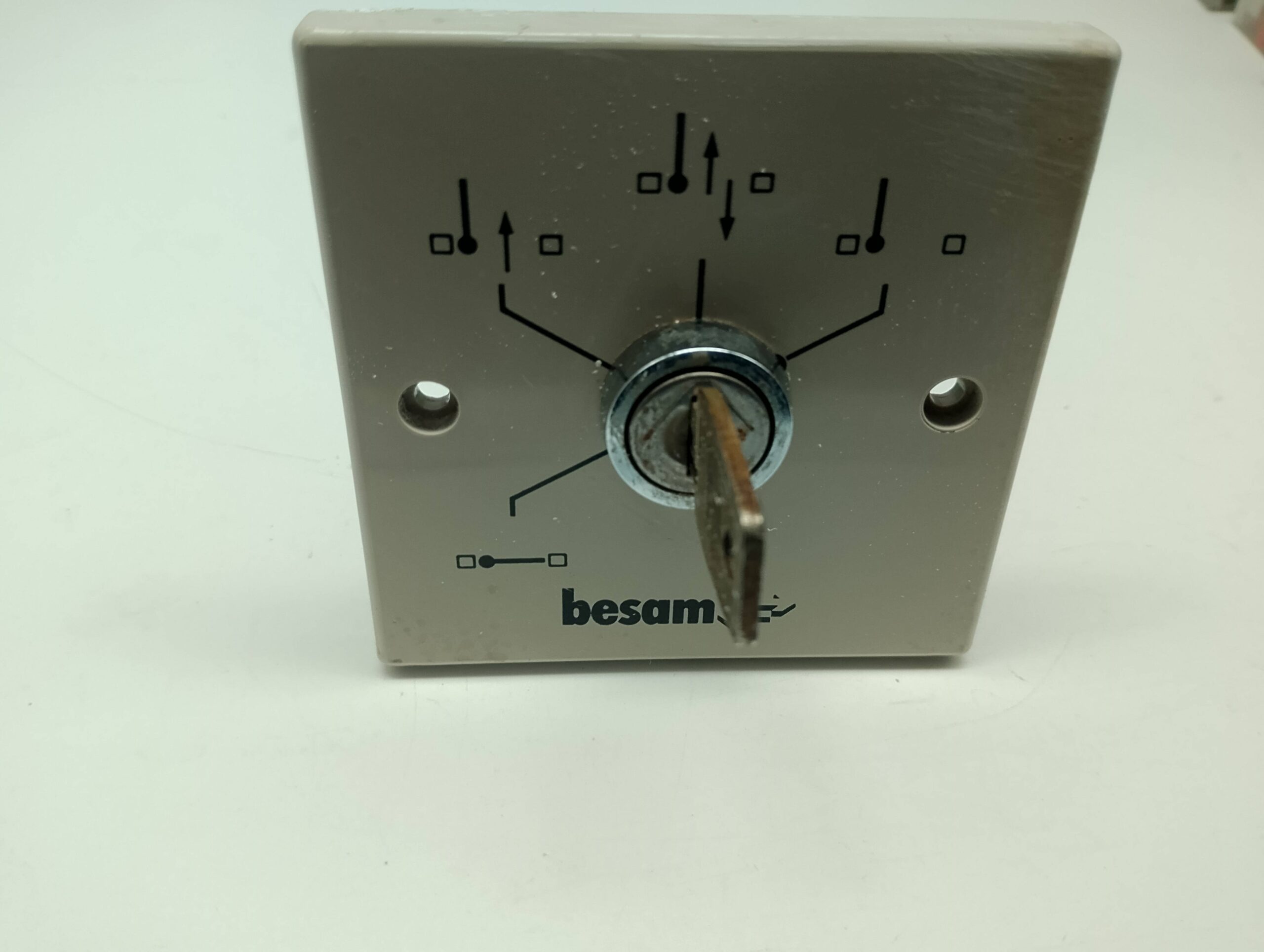 Besam Schiebetür Schalter mit Schlüssel 653147 Platine