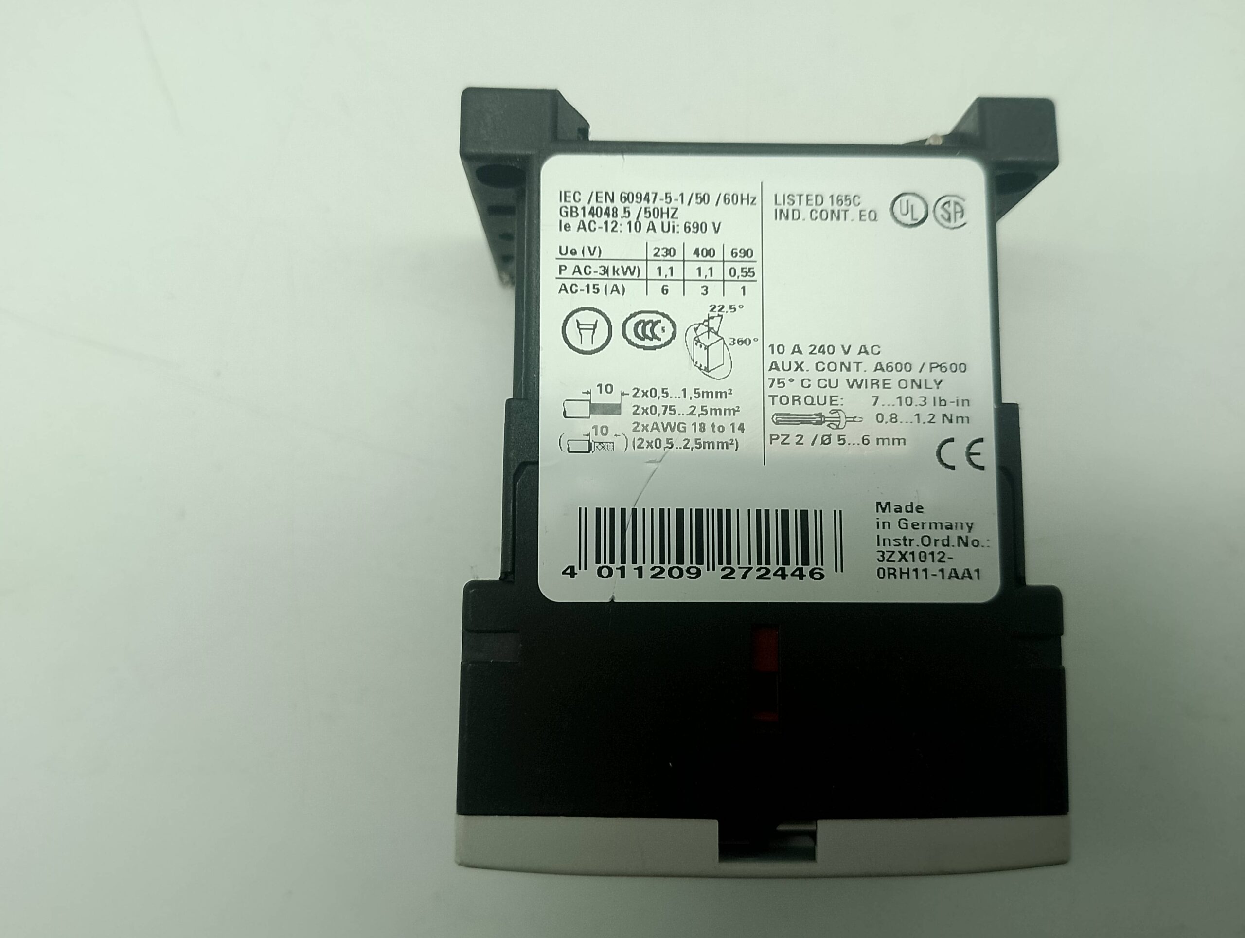 Siemens 3RH1122-1AP00 Schütz 230V 50/60Hz – Bild 2