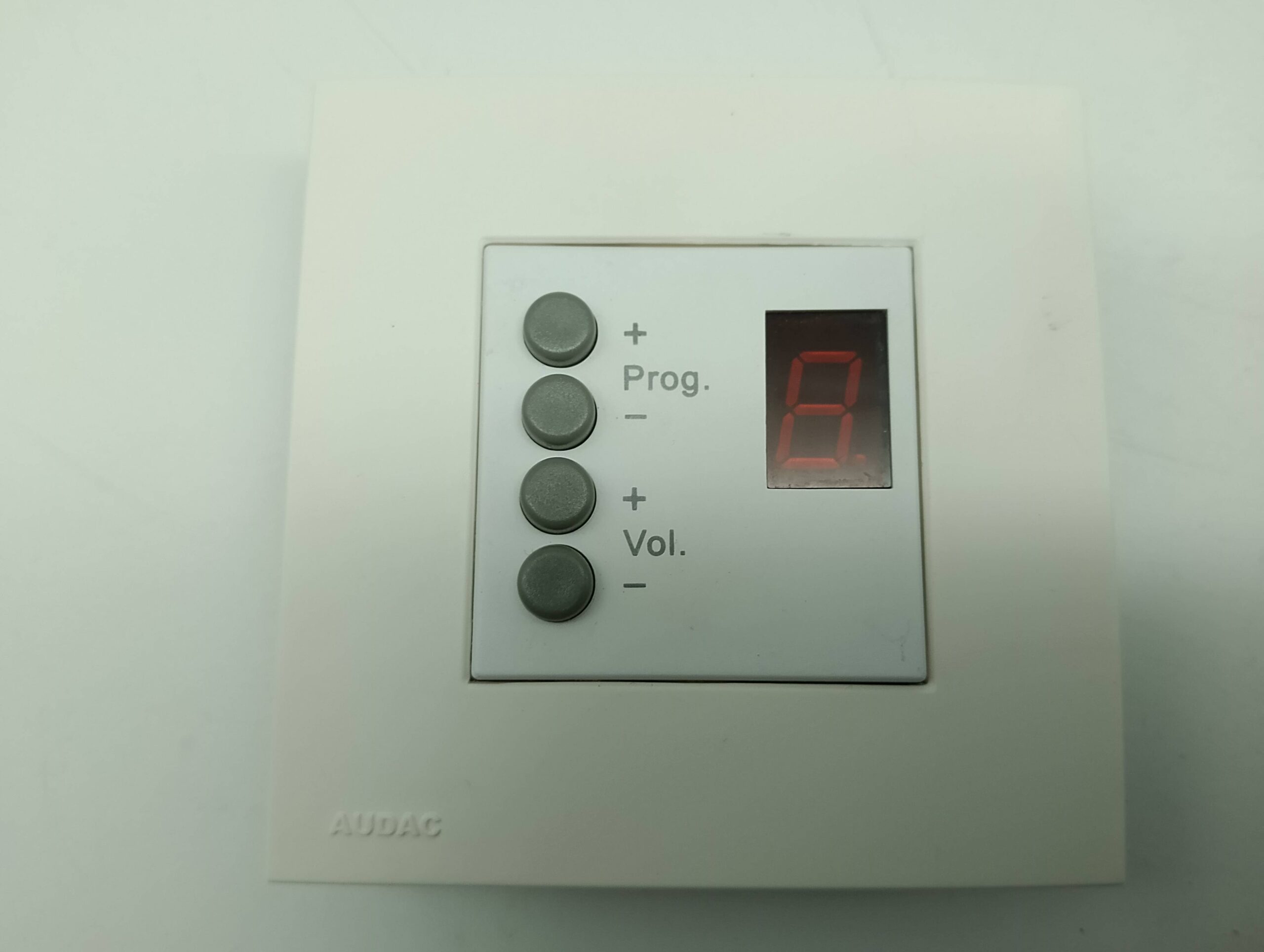 AUDAC DW3018 V.2.0 Wandsteuerung