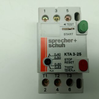 Sprecher + Schuh KTA3-25 0,40-0,63A Motorschutzschalter Ersatzteil