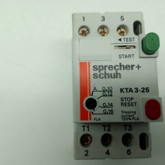Sprecher + Schuh KTA3-25 0,10-0,16A Motorschutzschalter Ersatzteil