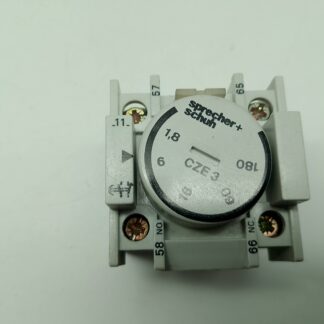 Sprecher + Schuh CZE 3-11 Timing Block 1,8-180s
