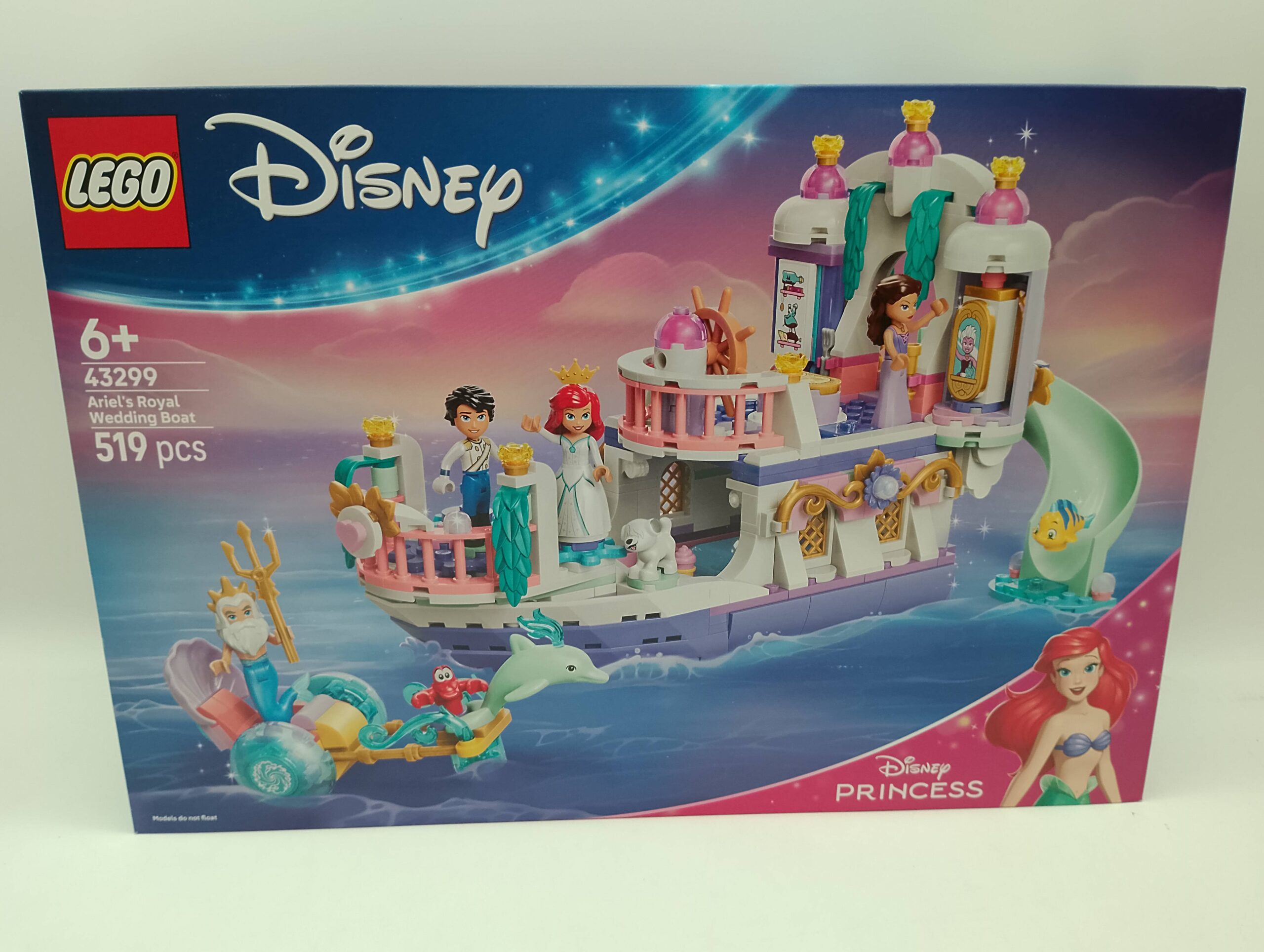 LEGO Disney Princess 43299 Arielles Königliches Hochzeitsboot