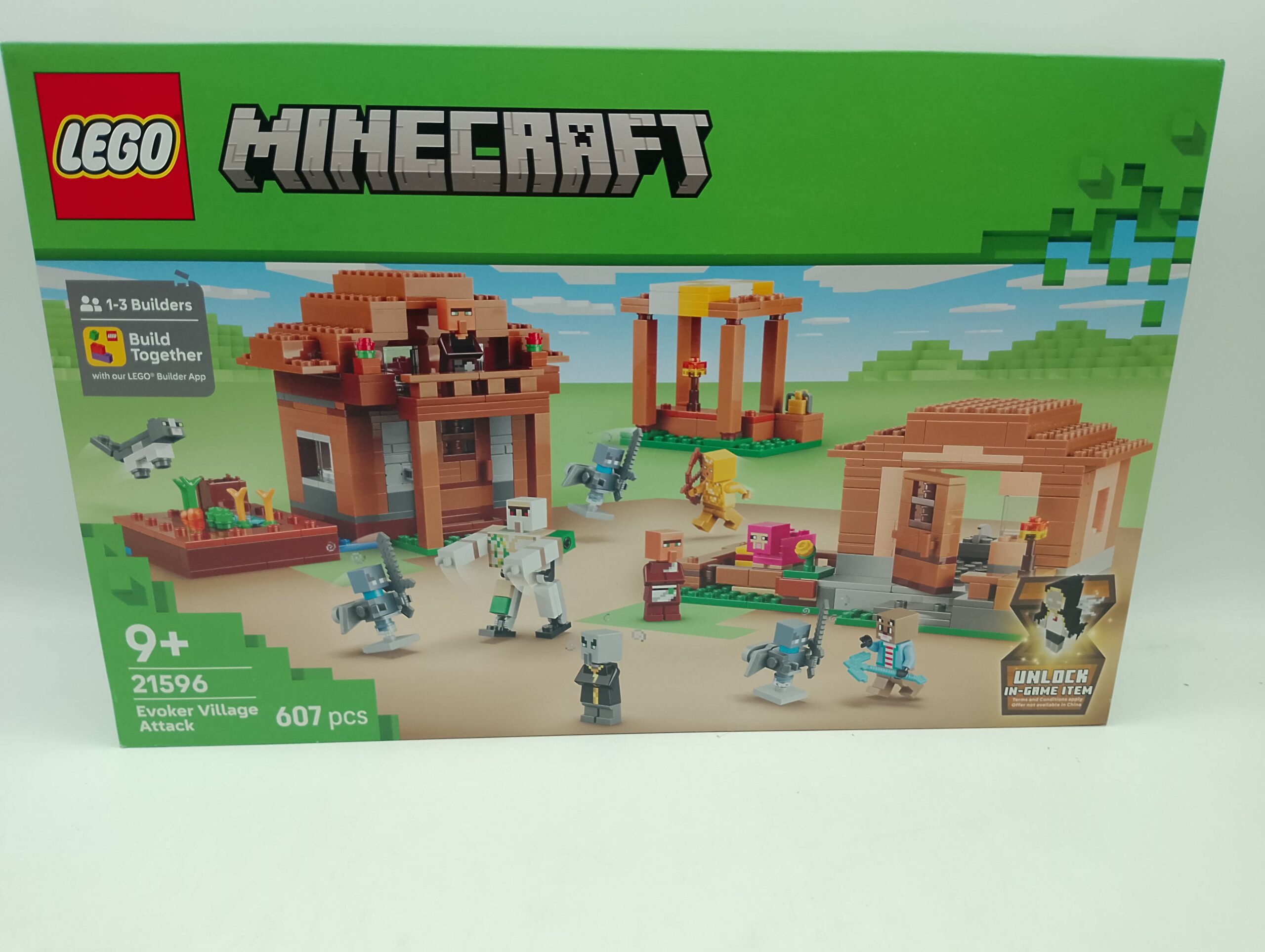 LEGO Minecraft 21596 Angriff des Magiers auf das Dorf