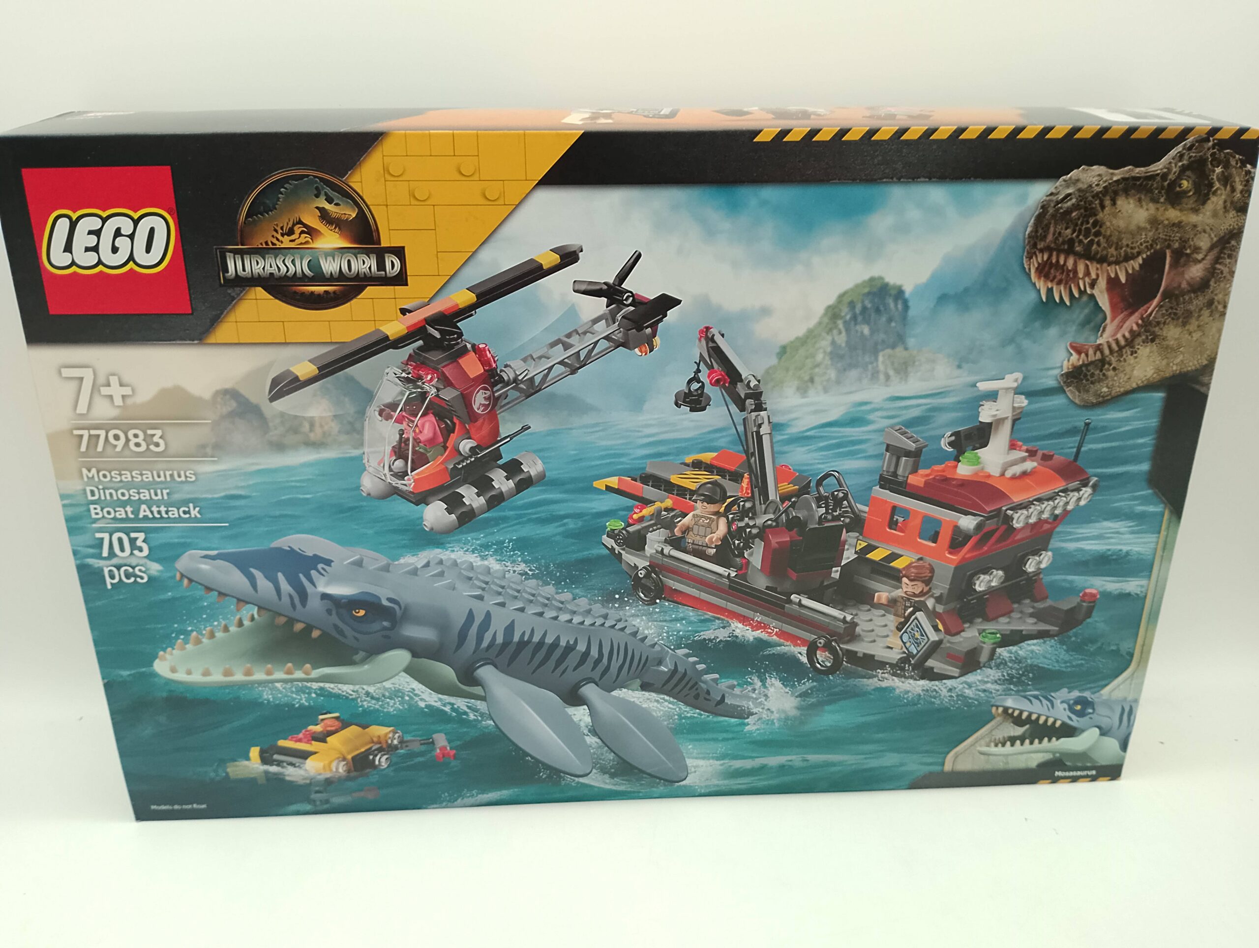 LEGO Jurassic World 77983 Mosasaurier-Angriff auf das Boot