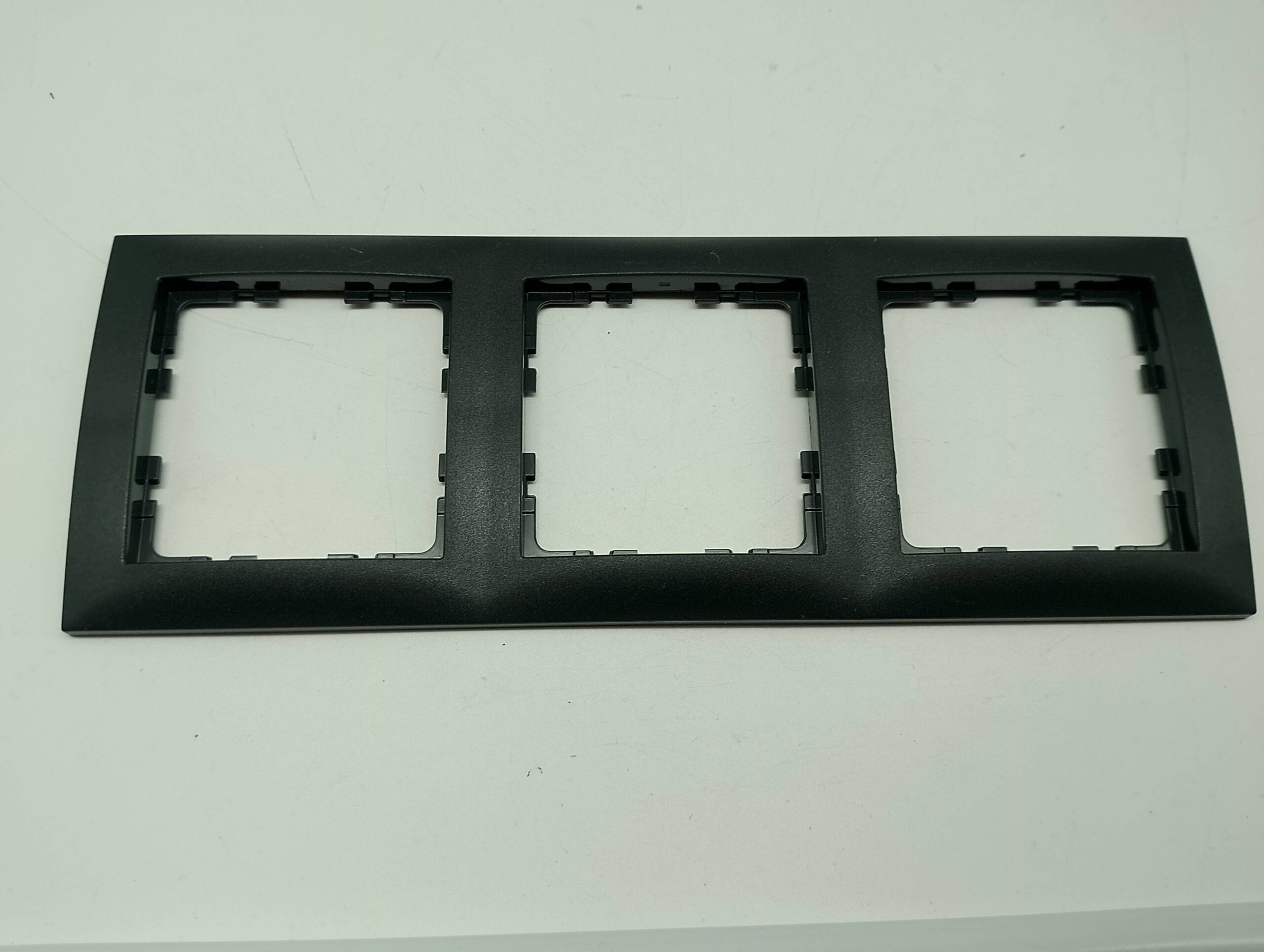 Berker S.1 23673 3fach Abdeckrahmen anthrazit matt